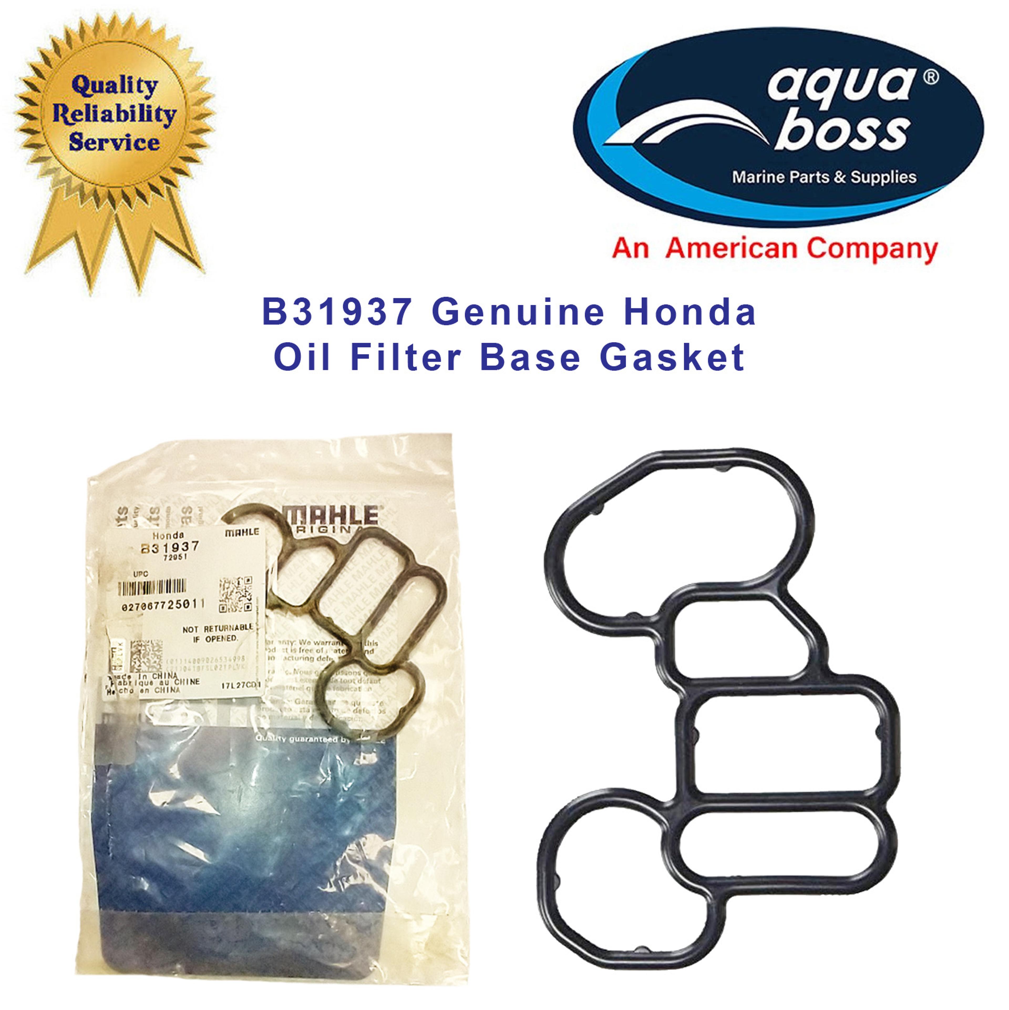 Genuine Honda Oil Filter B31937 Base Gasket