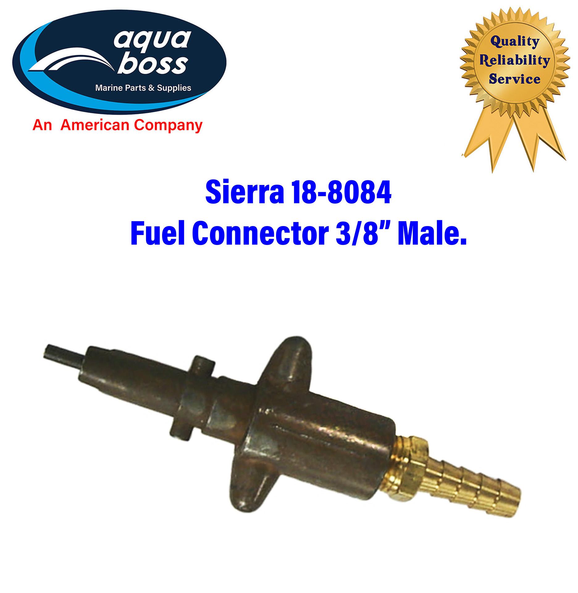 18-8084 Sierra Mercury Fuel Connector 3/8” Male