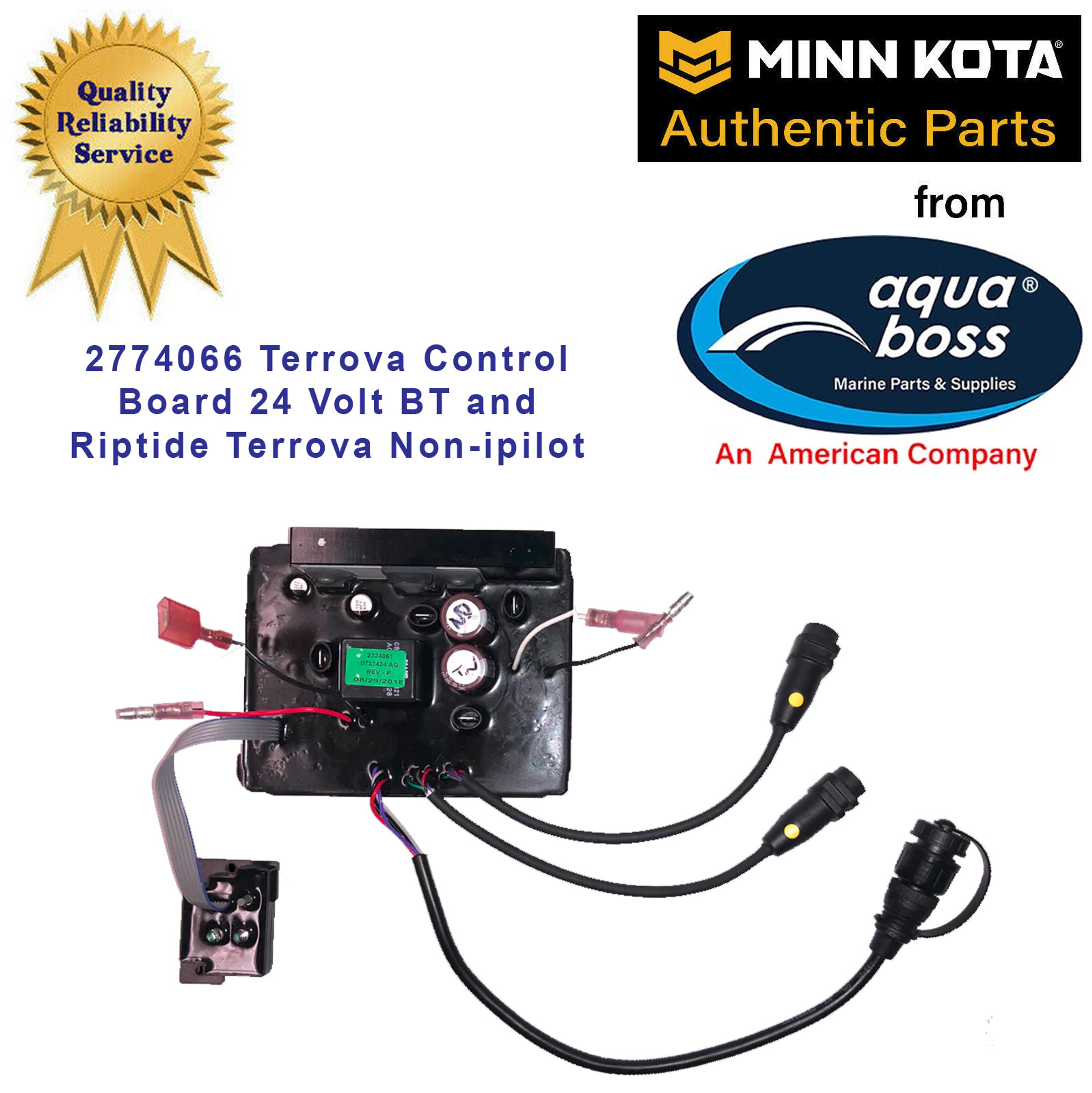Minn Kota 2774066 BT and Riptide Terrova Control Board Non i-Pilot 24 Volt