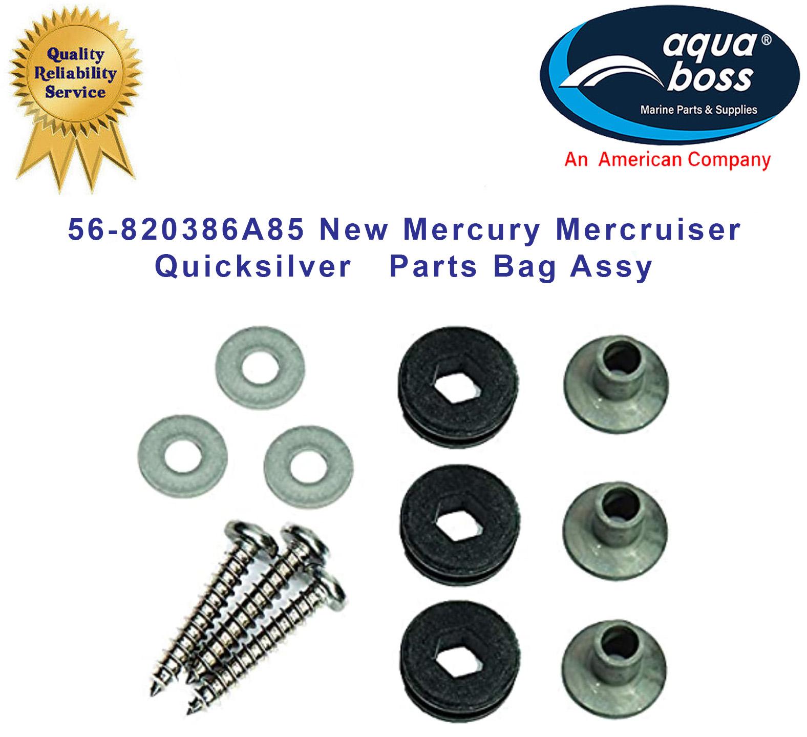56-820386A85 New Mercury Mercruiser Quicksilver Parts Bag Assy
