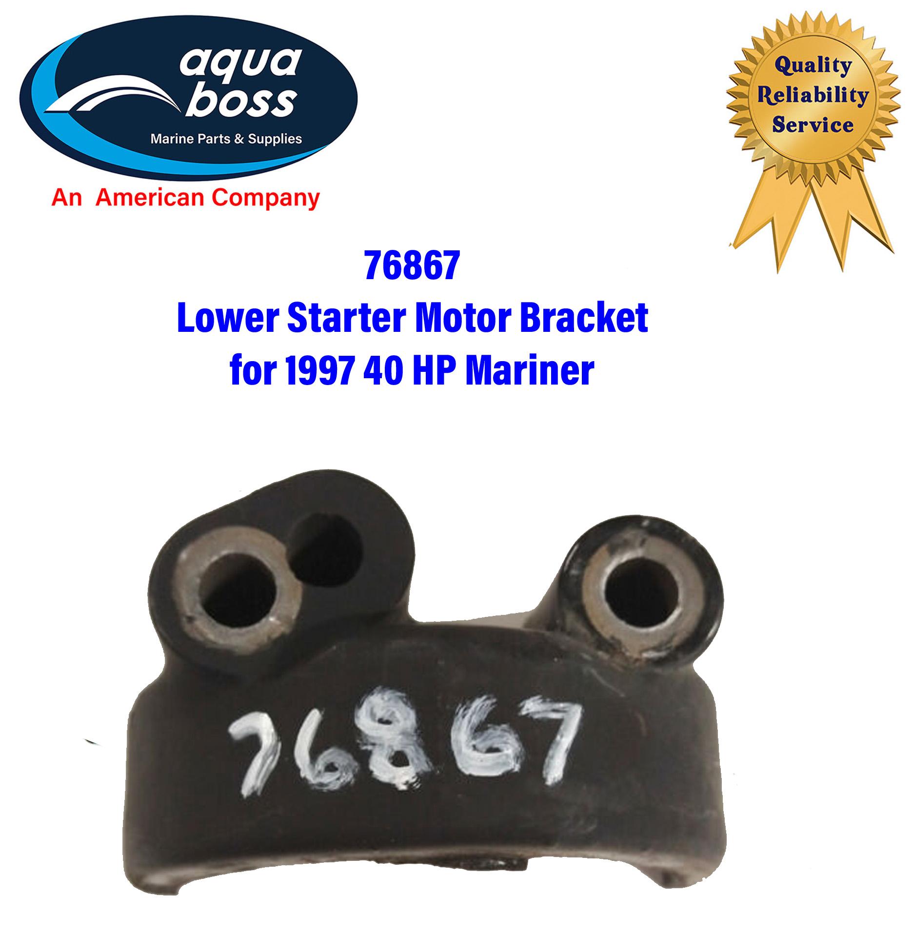 76867 Lower Starter Motor Bracket for 1997 40 HP Mariner Outboard