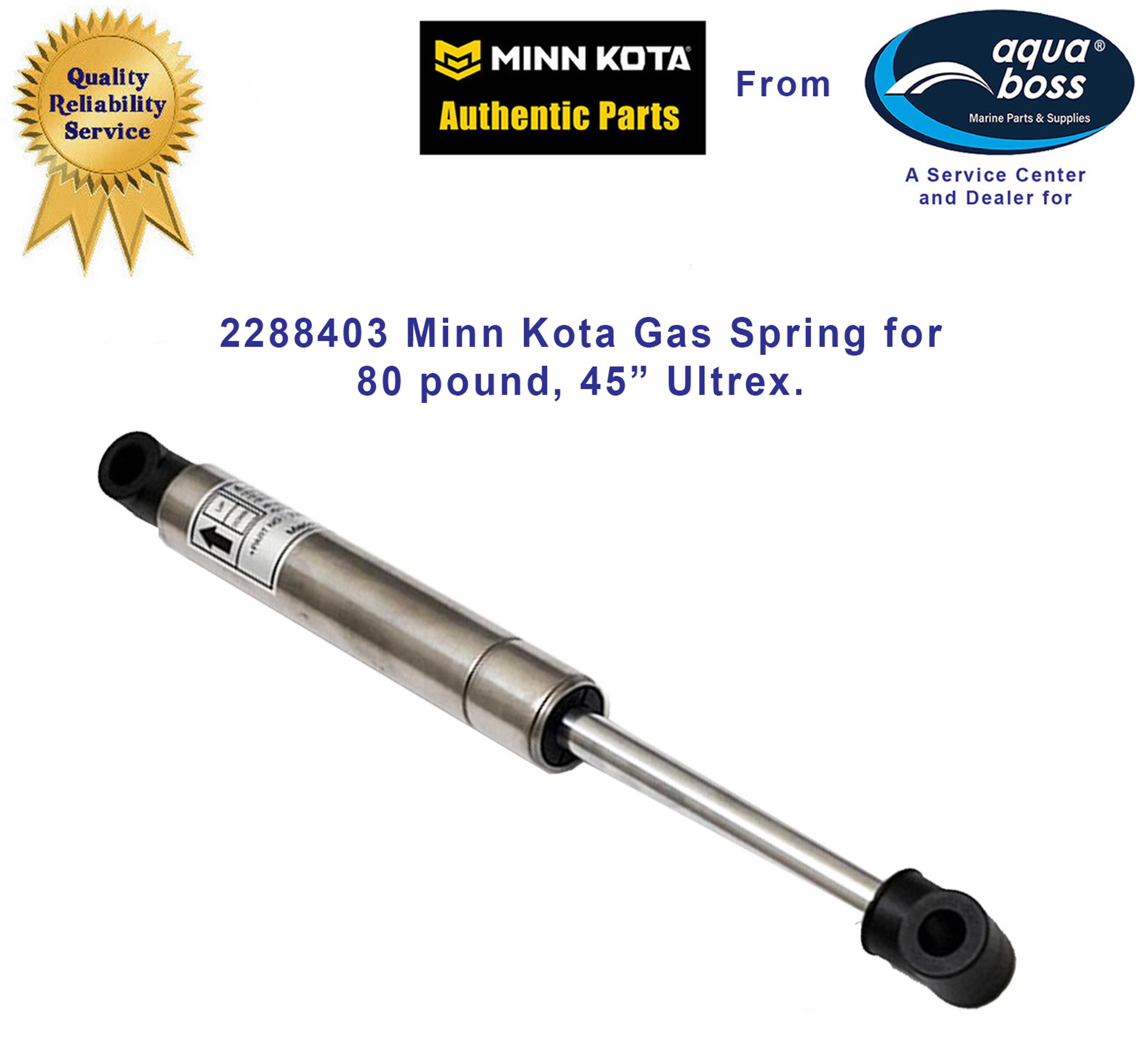2288403 Minn Kota Ultrex Gas Cylinder Spring 24 Volt 80 Thrust 45 inch Shaft