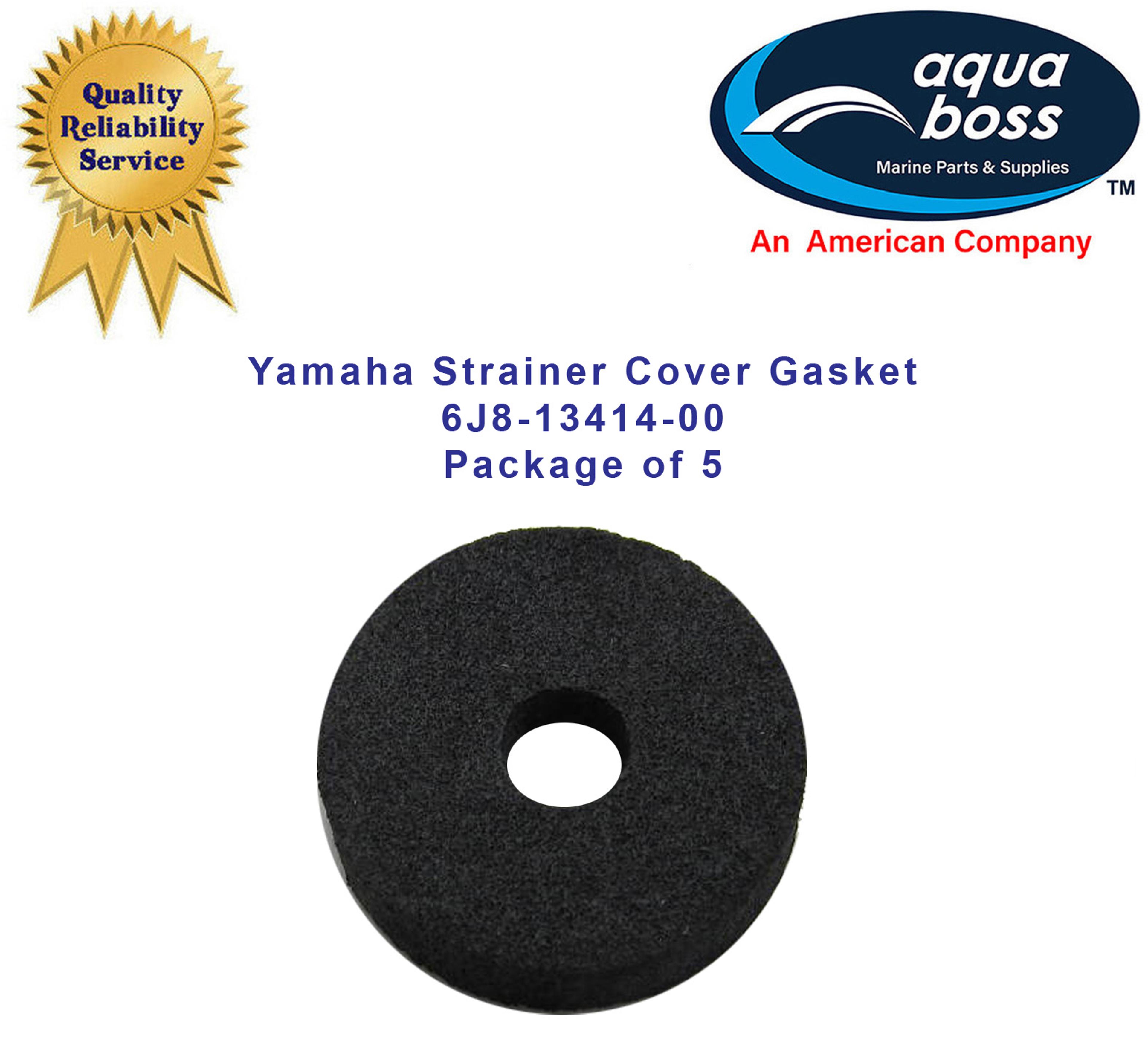 Strainer Cover Gasket 6J8-13414-00 Yamaha Package of 5