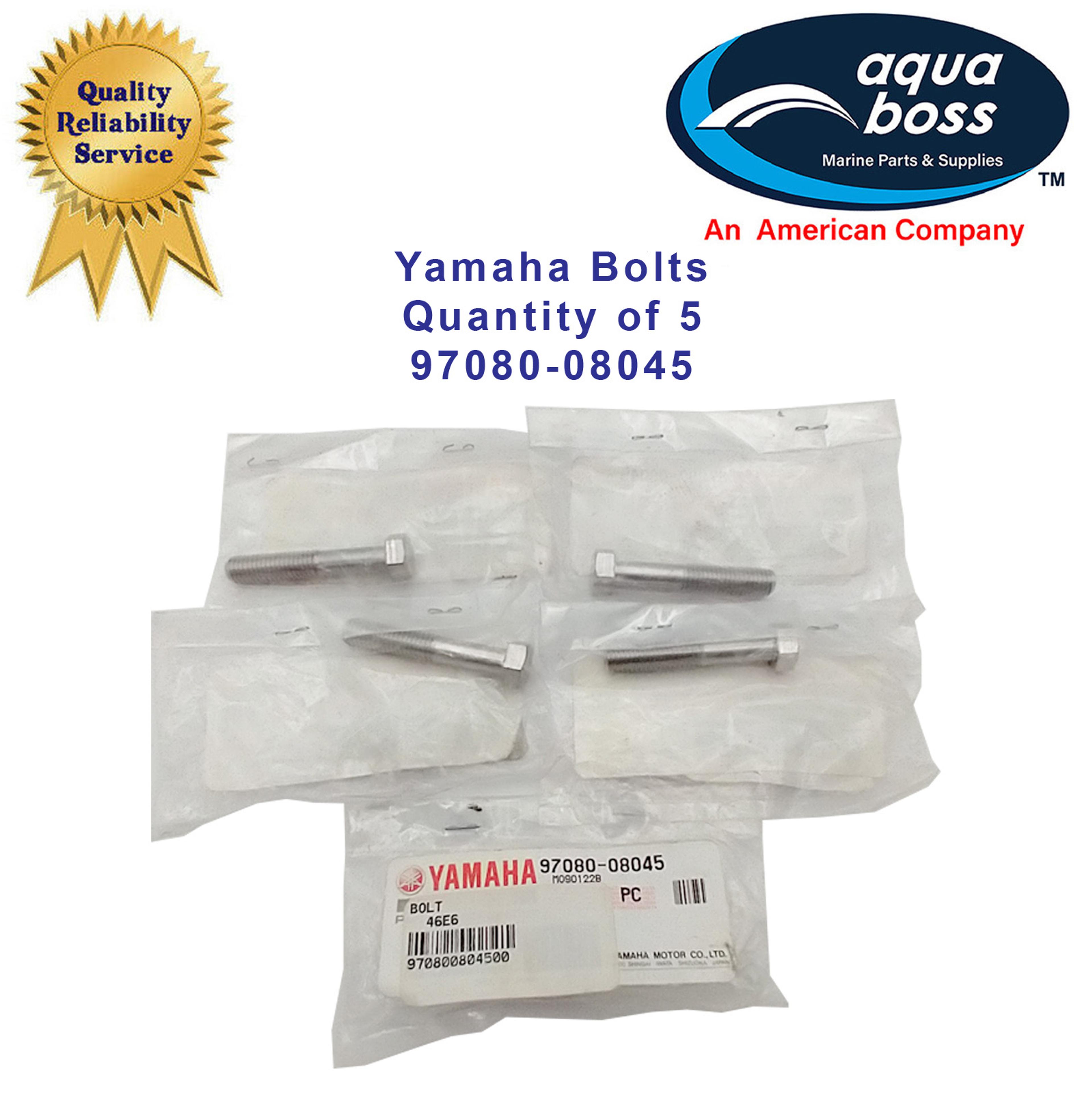 97080-08045 Yamaha Bolts Quantity of 5