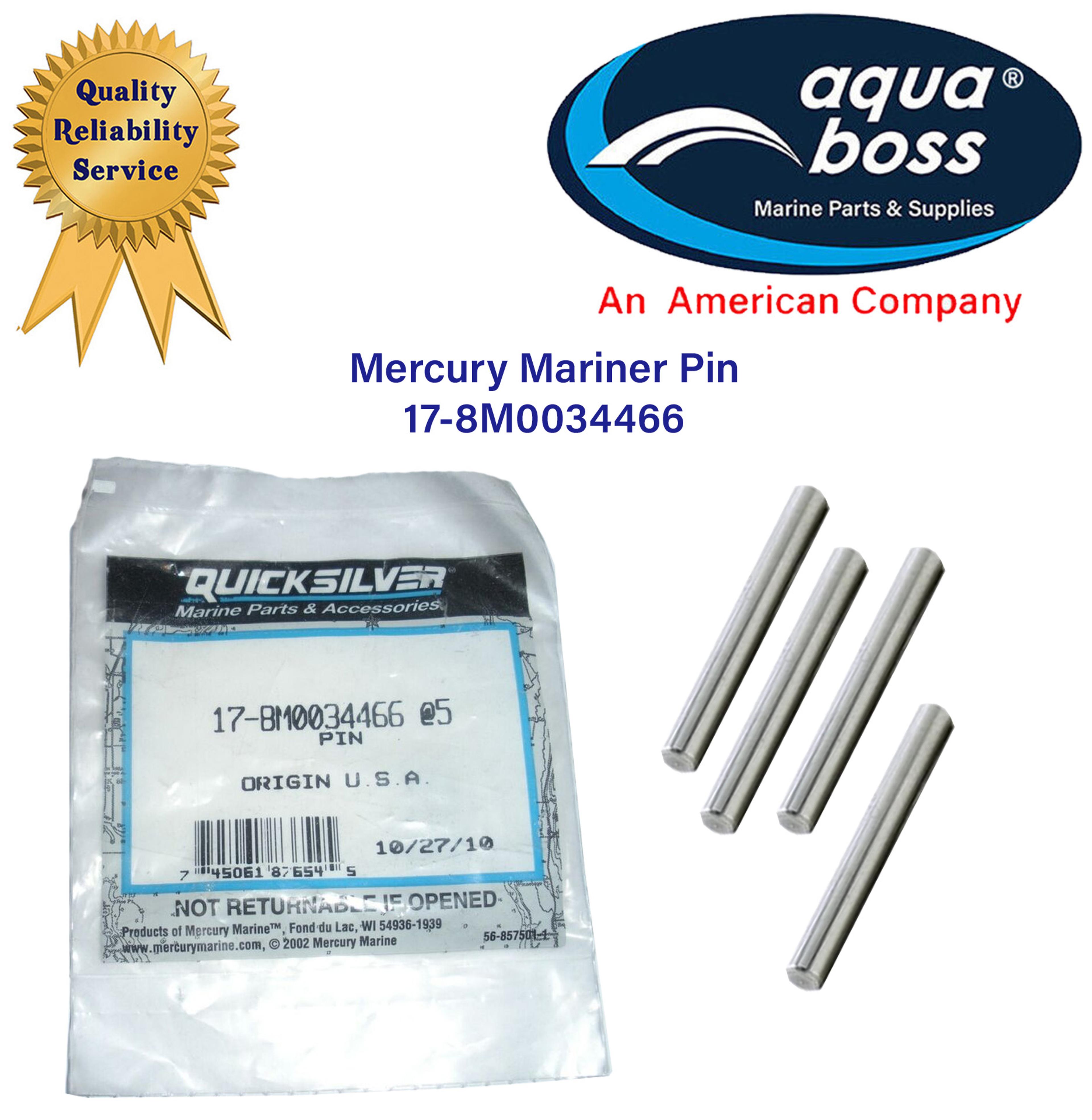 17-8M0034466 Pin 4 pieces Mercury Mariner