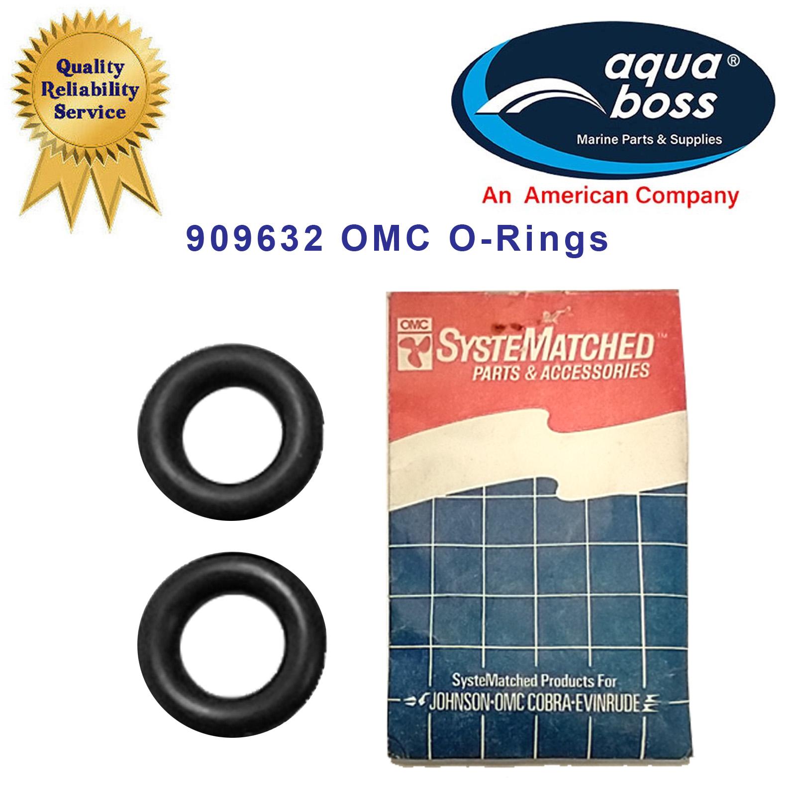 OMC 909632 O-Rings 2 pack Johnson Evinrude