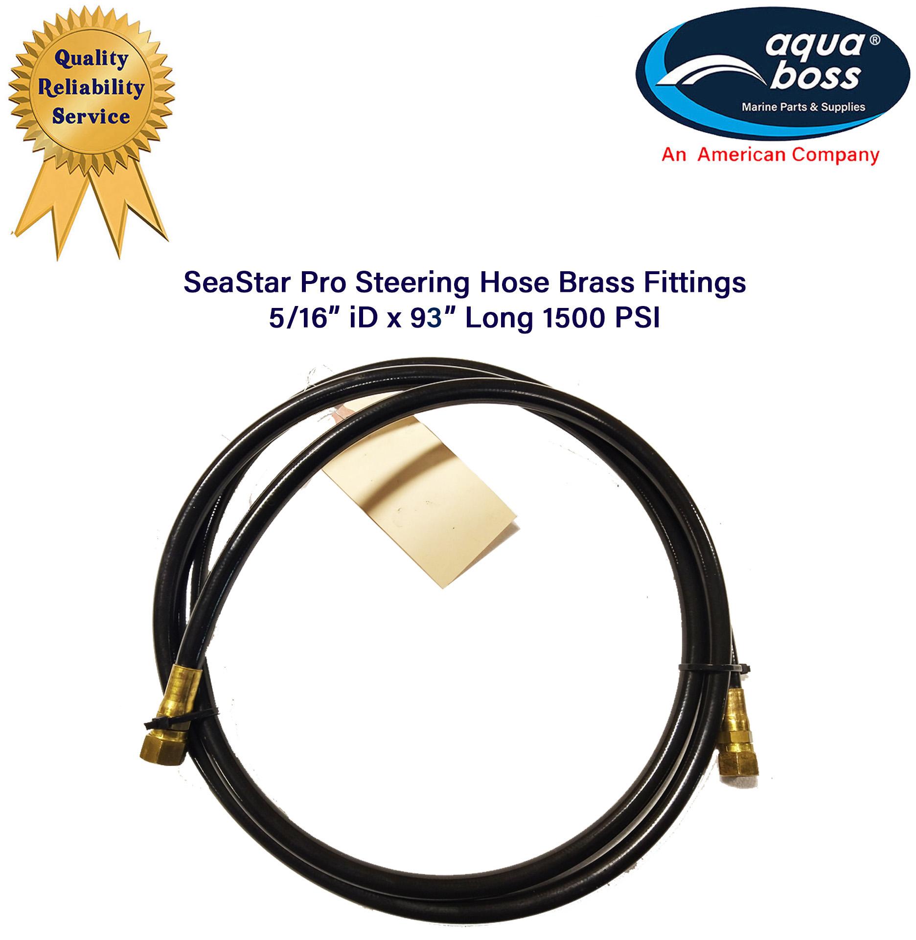 SeaStar Pro Steering Hose 5/16" ID 93" Long 1500 PSI Refurbished