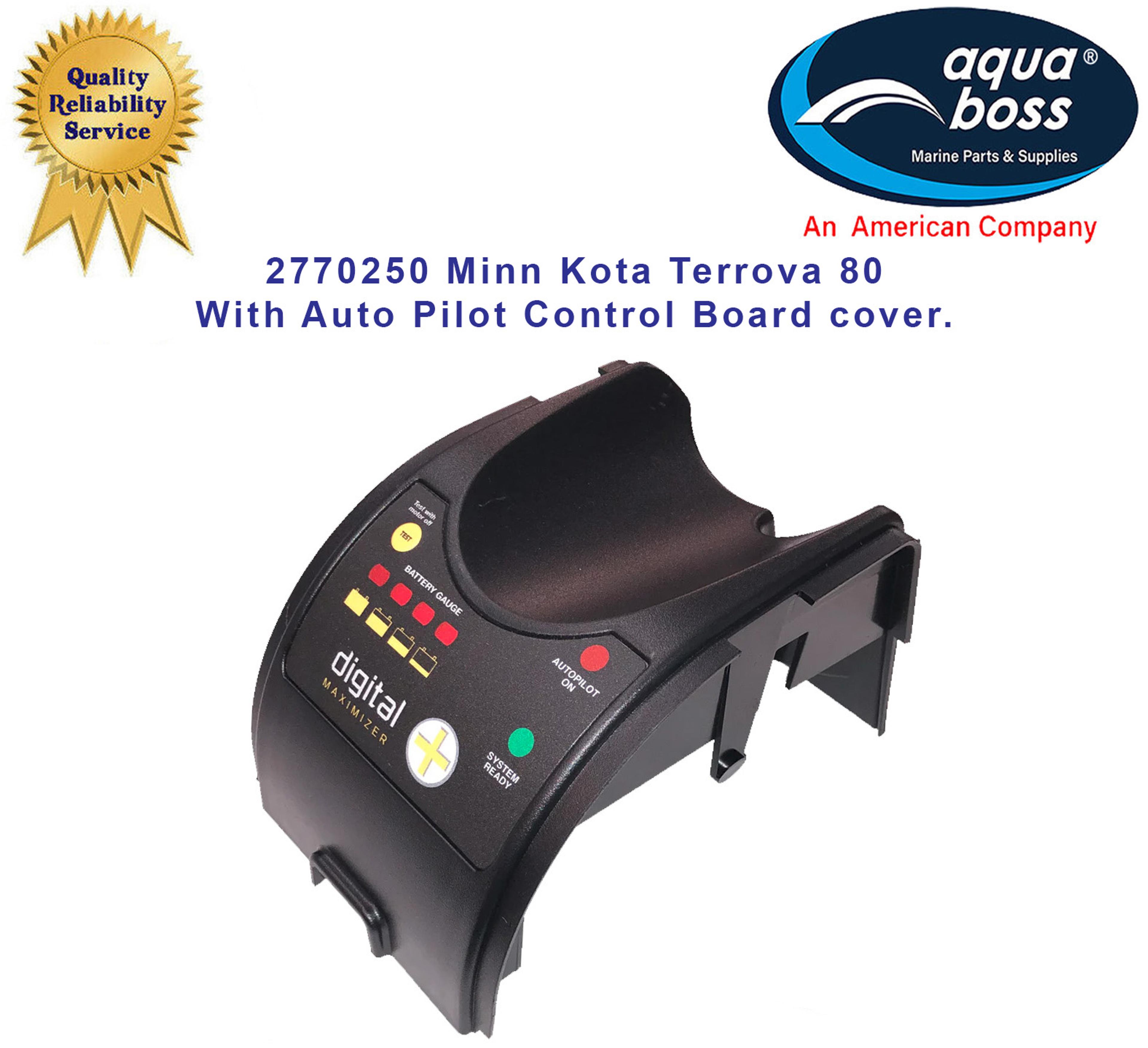 Minn Kota 2770250 2007 - 16 Terrova Control Board Cover Battery Meter New Decal