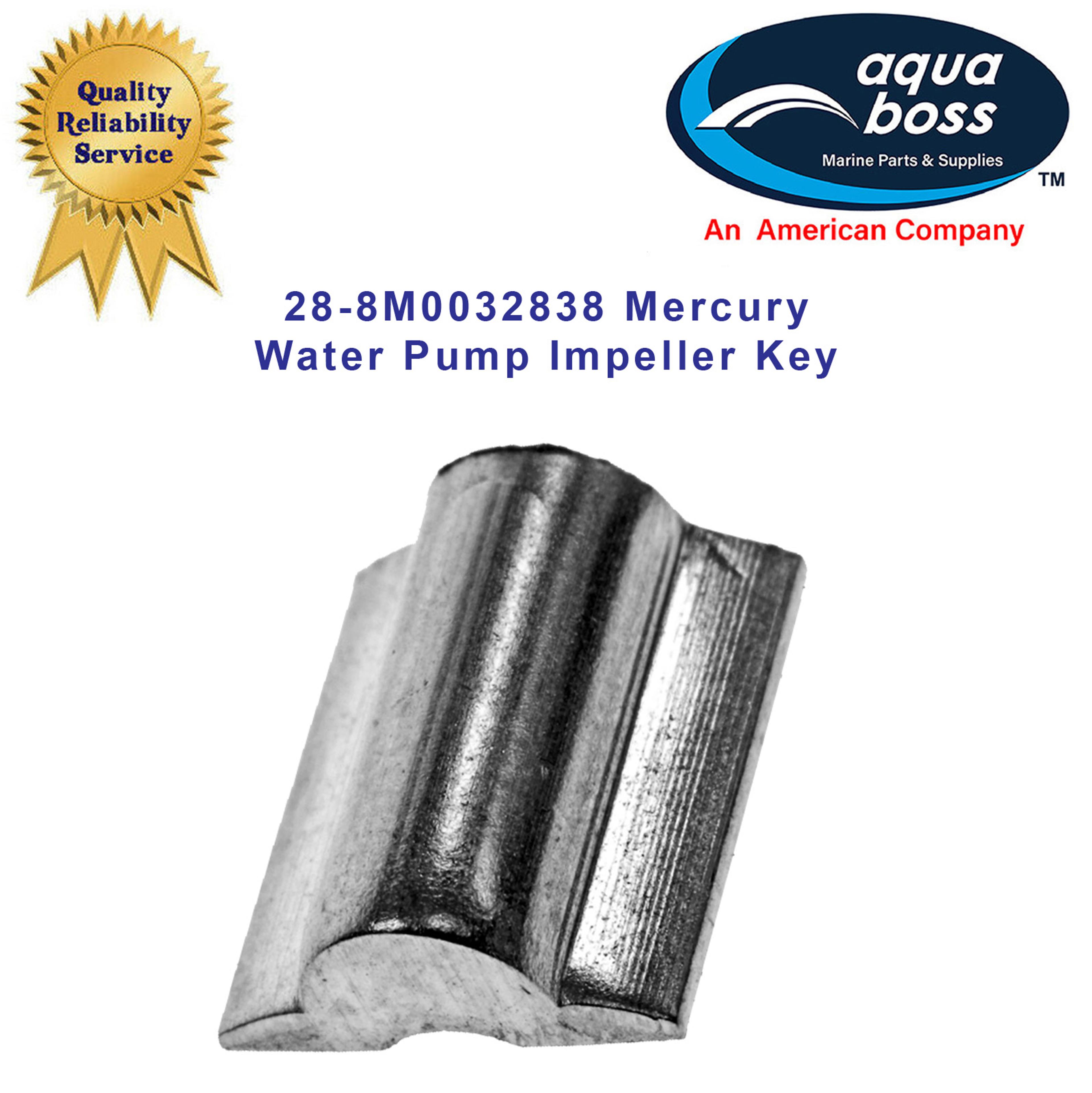 28-8M0032838 Mercury Water Pump Impeller Key