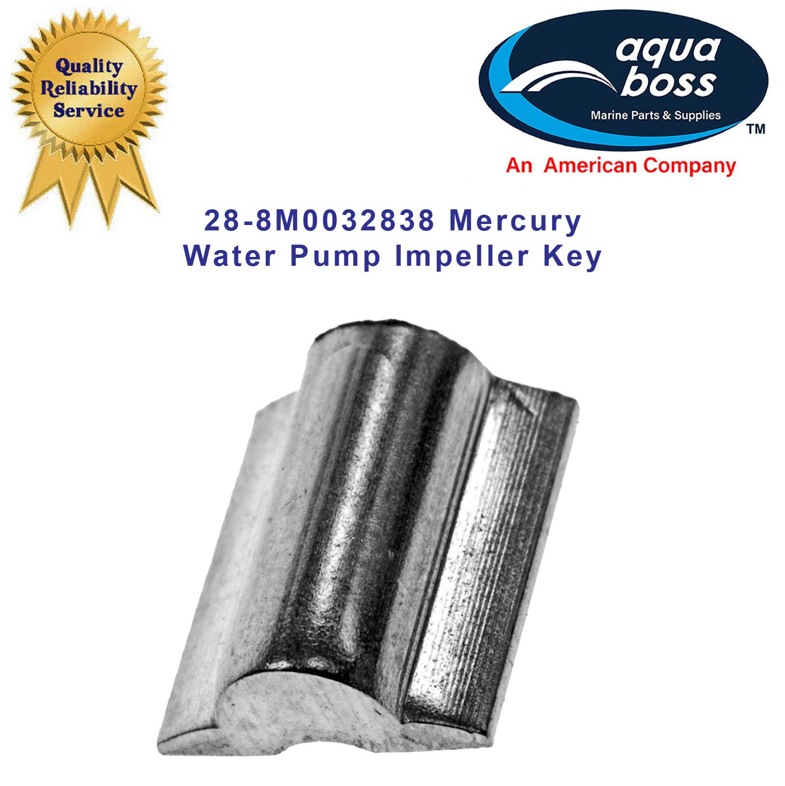 28-8M0032838 Mercury Water Pump Impeller Key