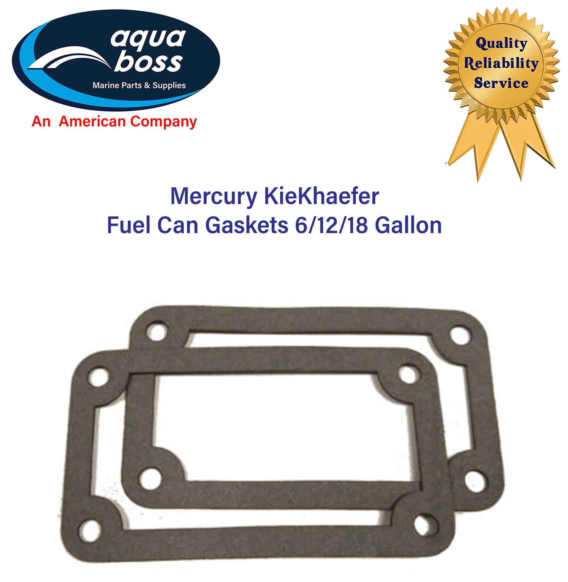 Fuel Can Gaskets 6/12/18 Gallon Mercury KieKhaefer 98542A1 Lot of 2