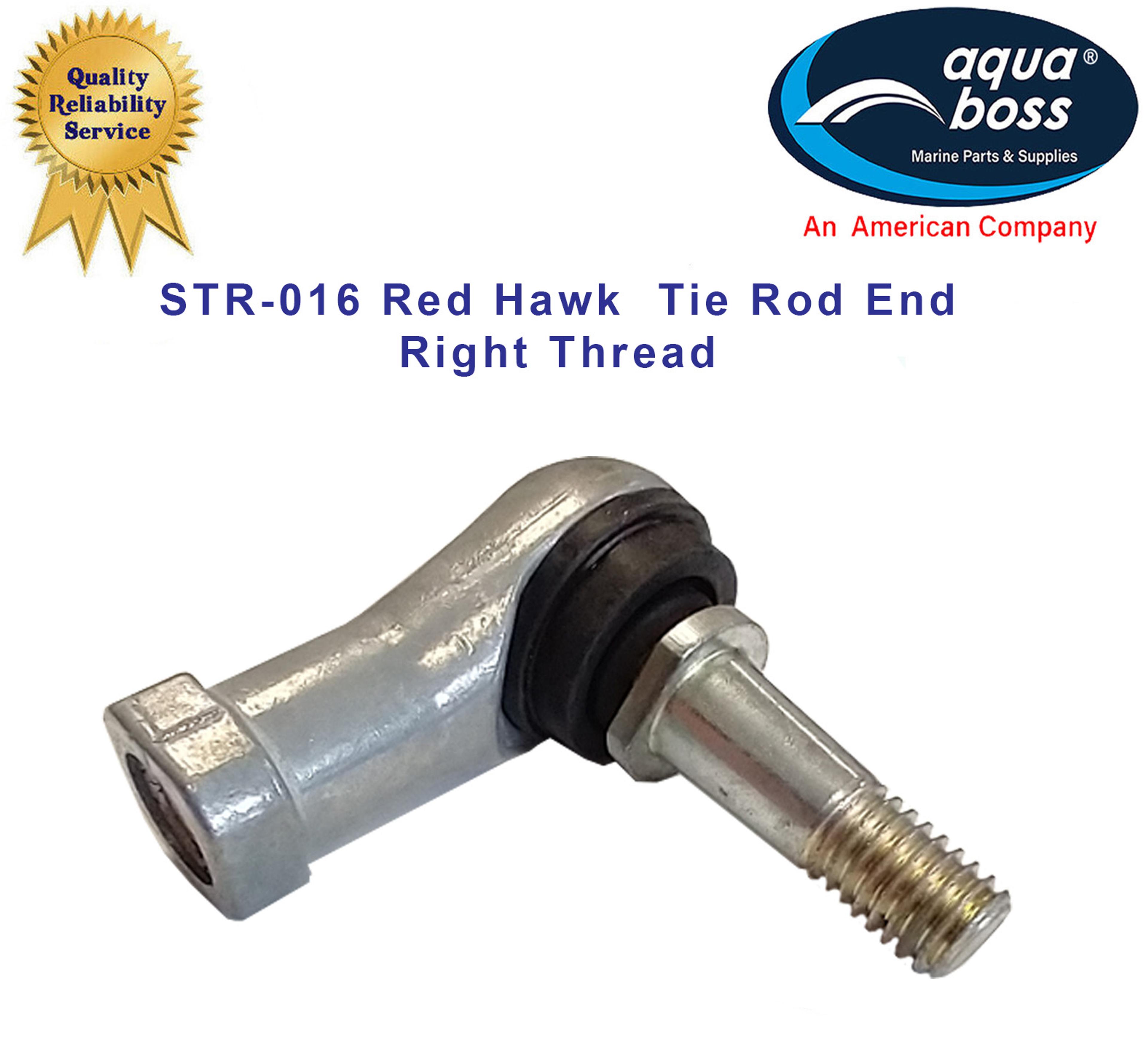 STR-016 Tie Rod End Right Thread Red Hawk For EZGO 2001 and Later