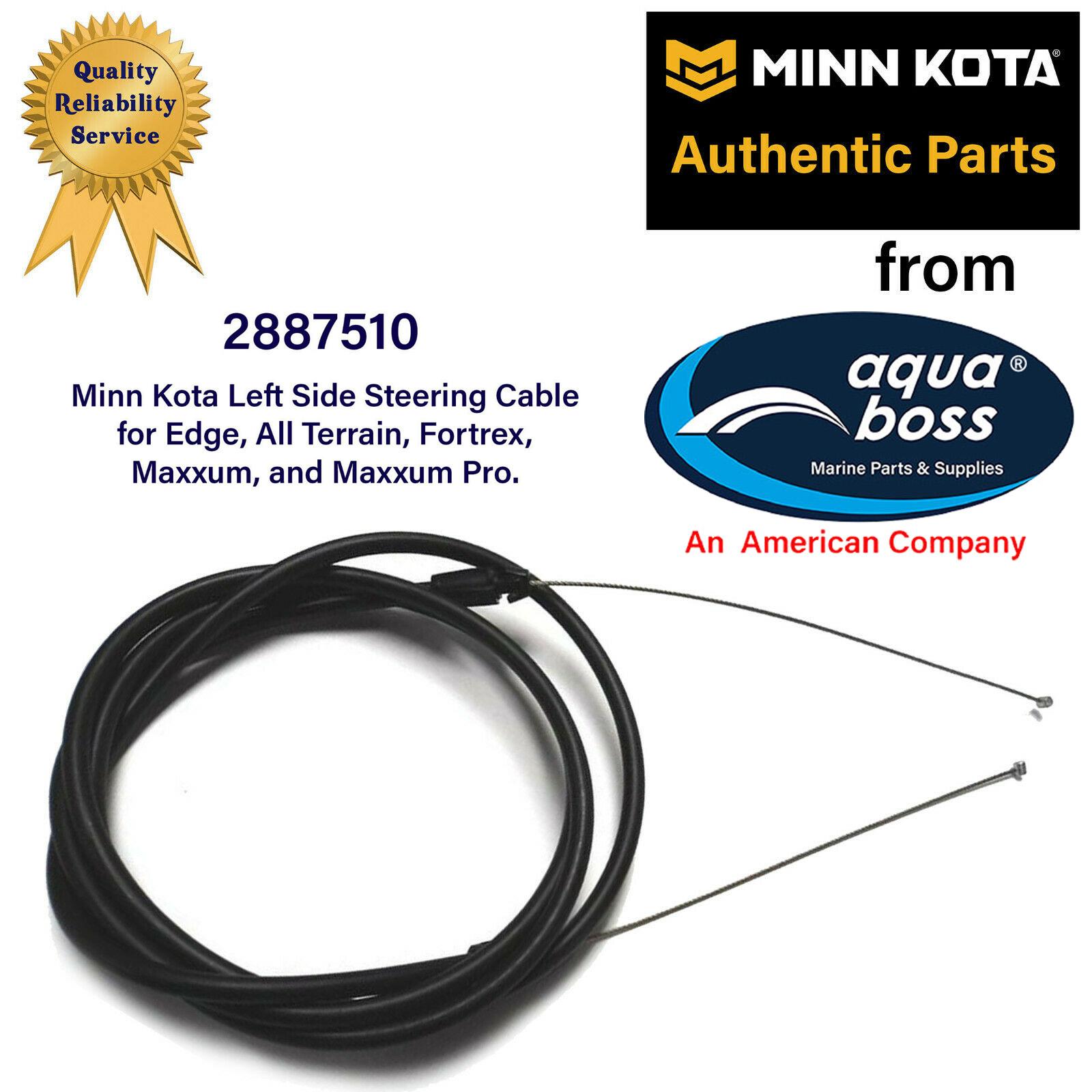 Left Steering Cables 2887510 for Minn Kota Trolling Motors.