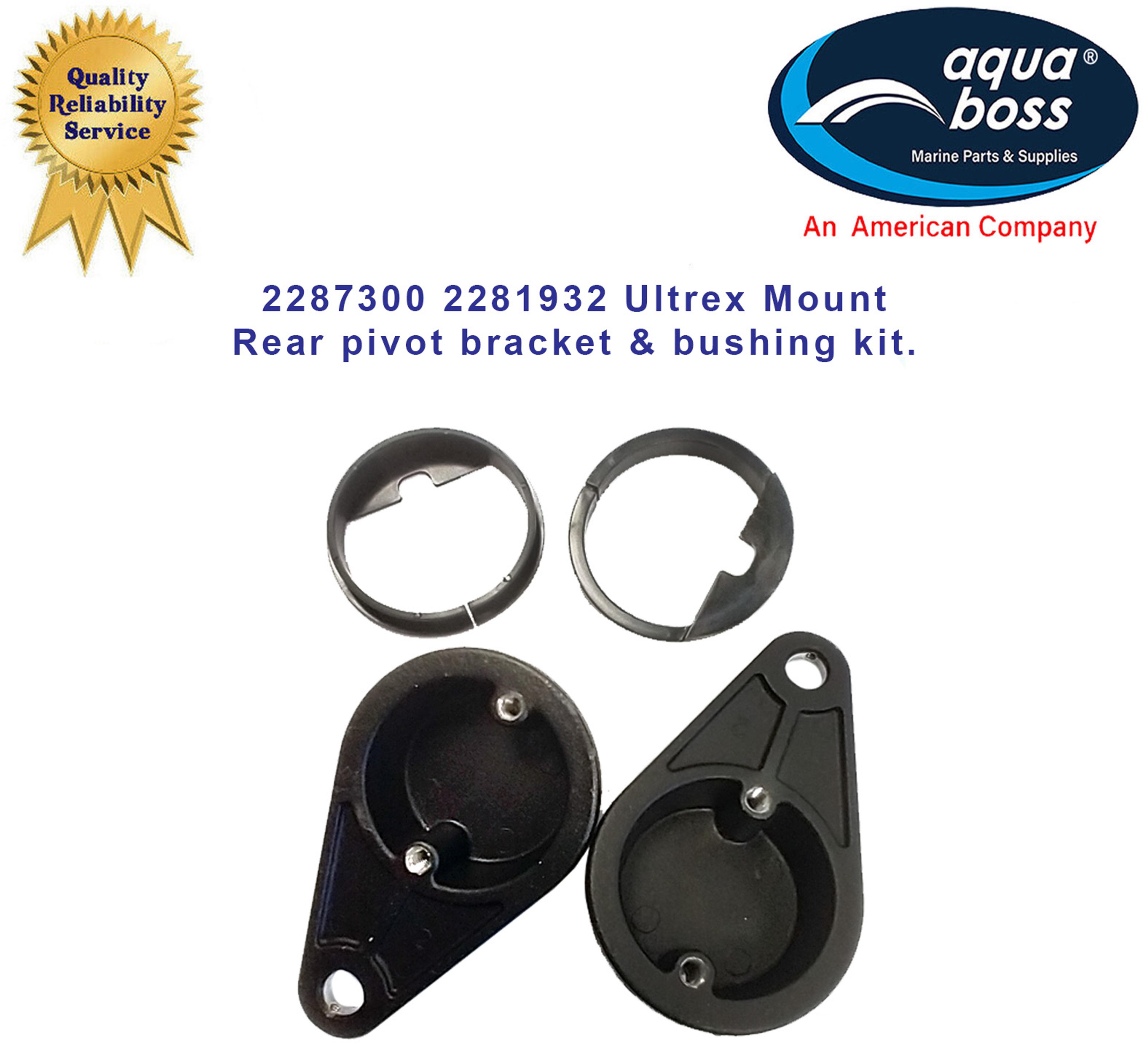 2287300 2281932 Minn Kota Ultrex and Fortrex Rear Pivot Bracket & Bushing Kit