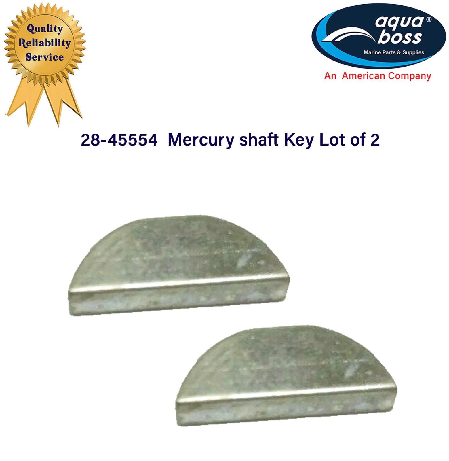 28-45554 Mercury shaft Key Lot of 2