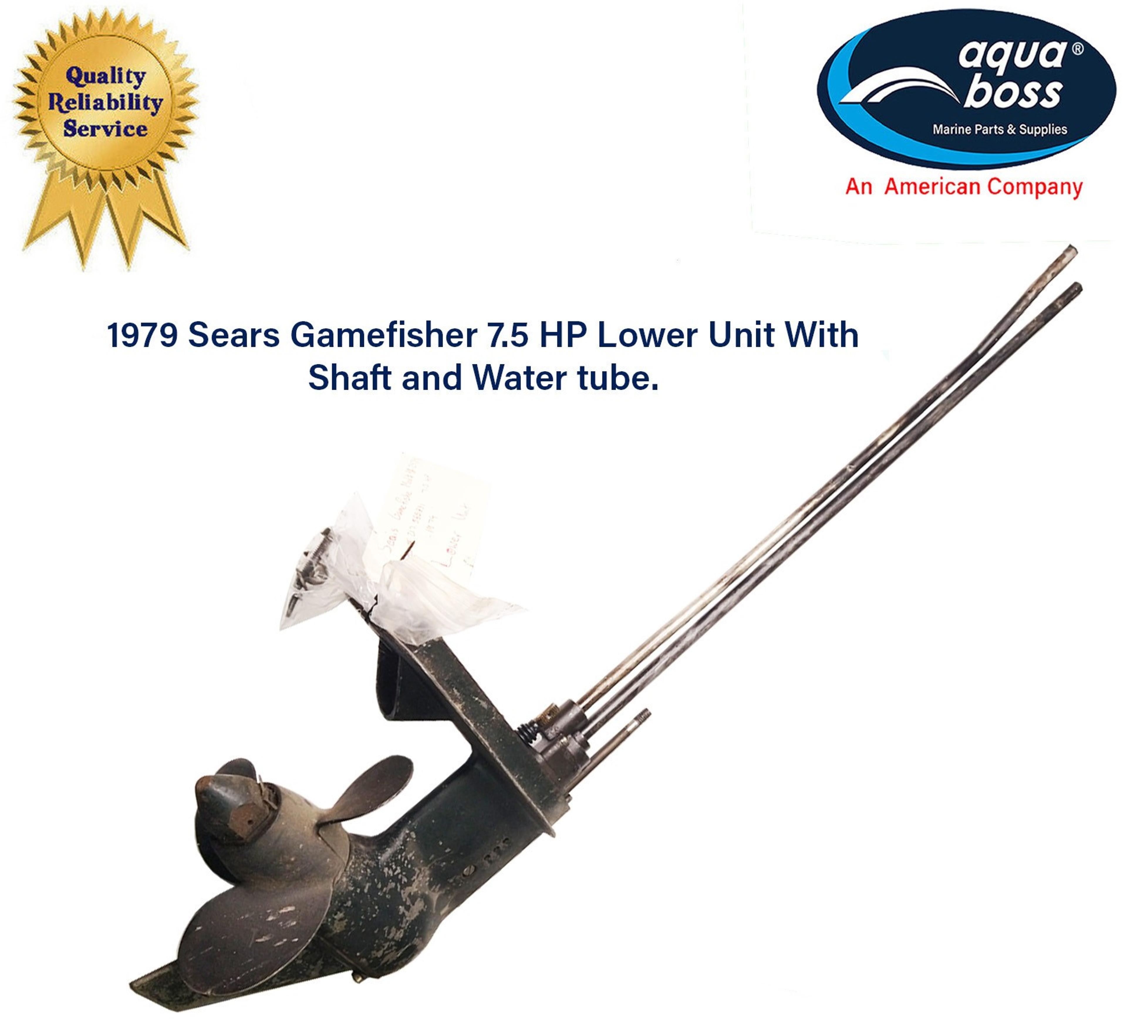 1979 Sears Gamefisher Lower Unit 7.5 HP Motor # 217.585831 Serial # 9A-247141