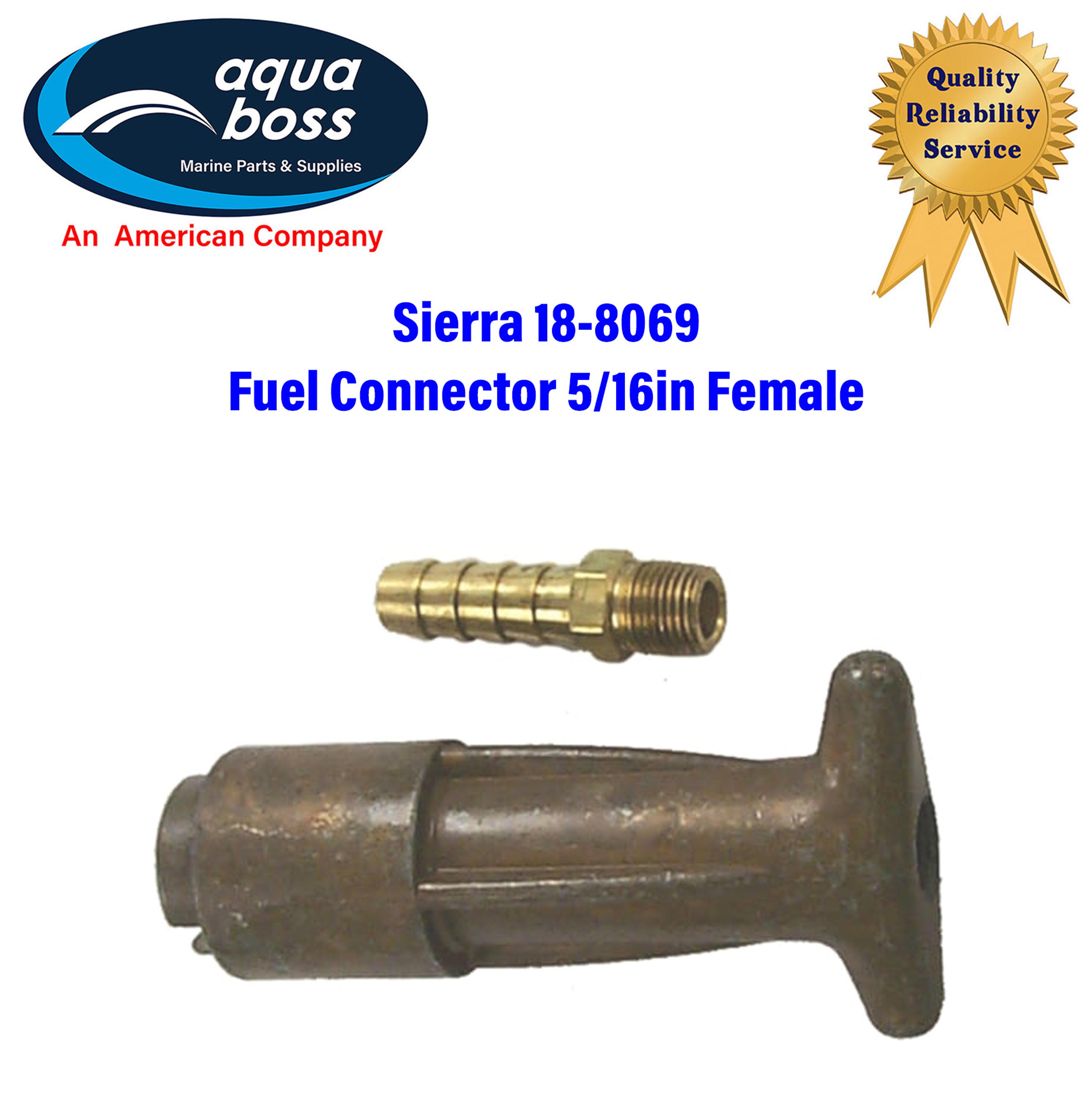 Sierra 18-8069 Fuel Connector 5/16 inch Female