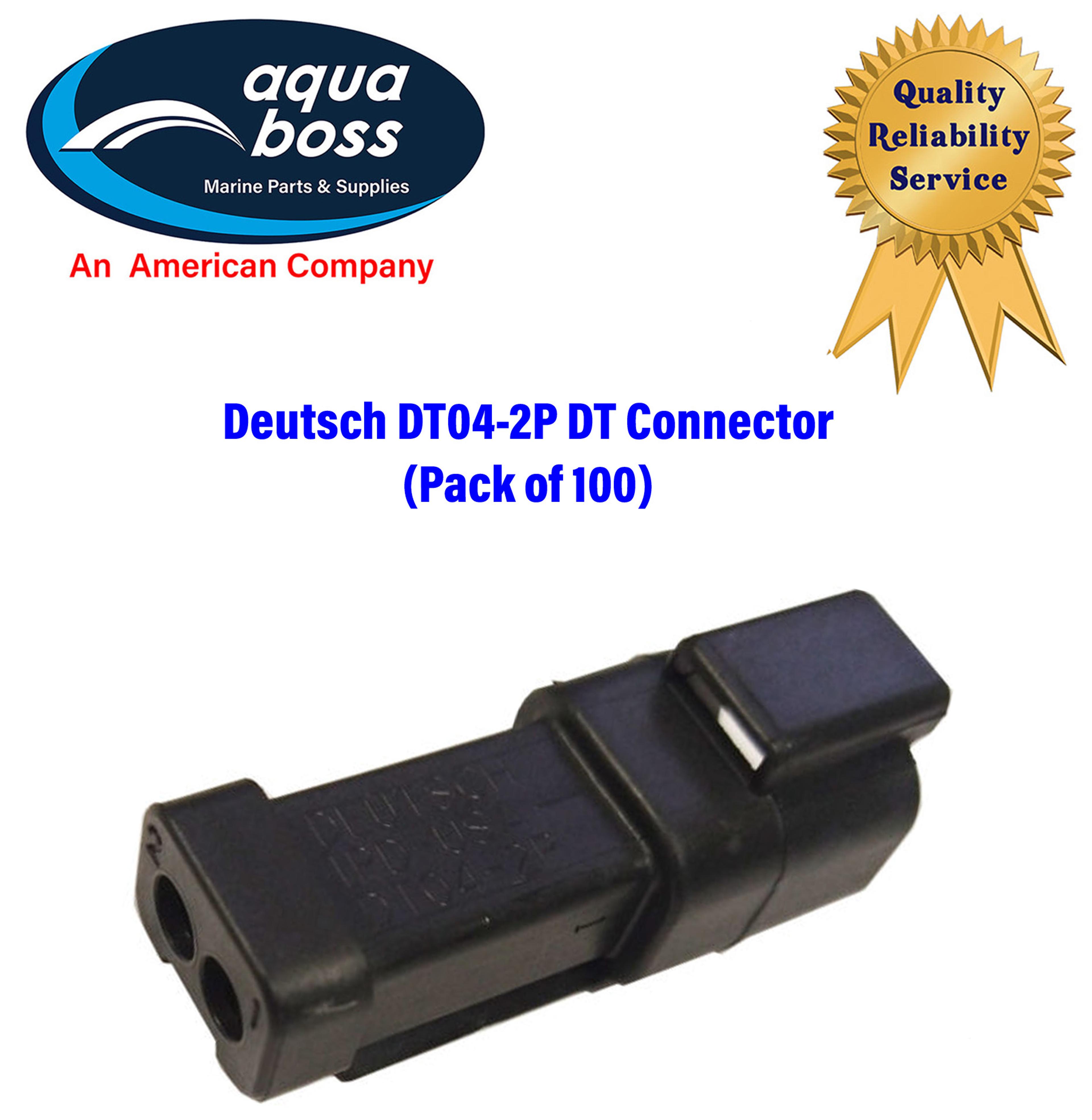 DT Deutsch DT04-2P Connector Pack of 100