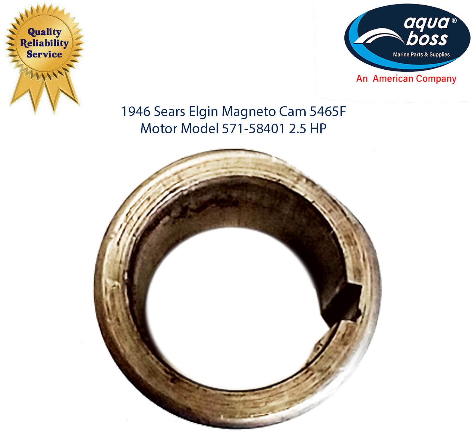1946 Sears Elgin Magneto Cam 5465F Motor Model 571-58401 2.5 HP
