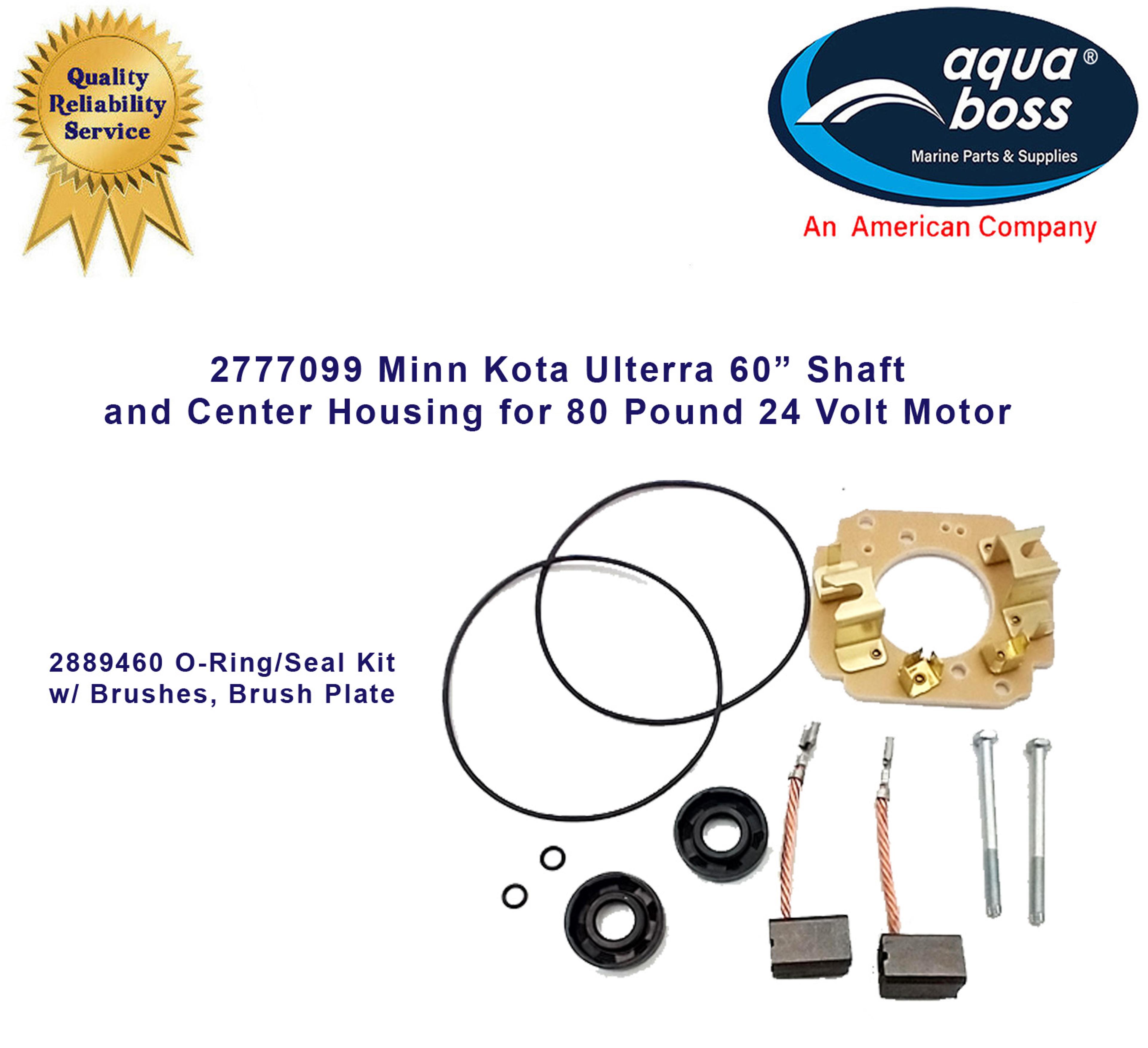 2777099 Ulterra Trolling Motor Housing and 60” Shaft 24 Volt with Brush Seal Kit