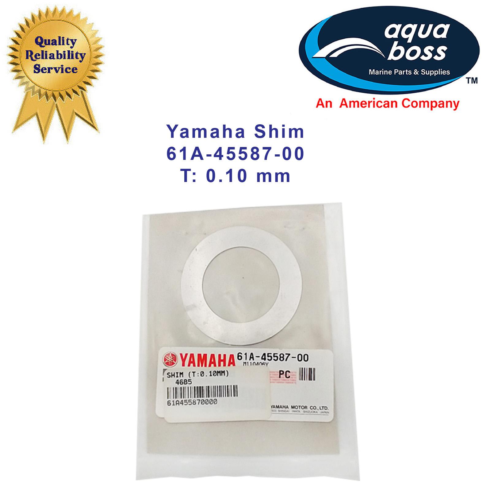 61A-45587-00 T: 0.10 mm Shim Yamaha
