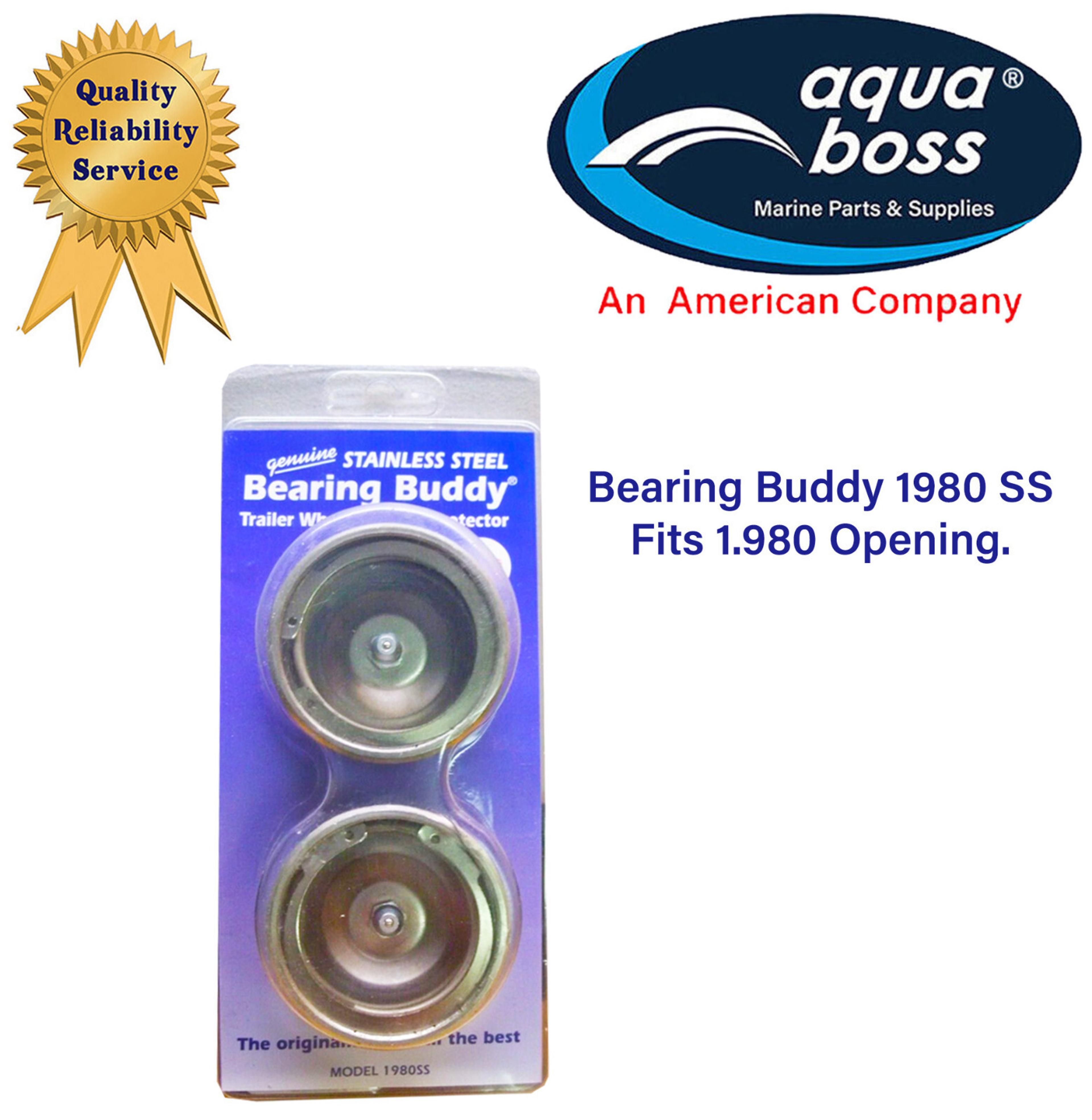 SS Bearing Buddy Fits 1.980 Opening 1980