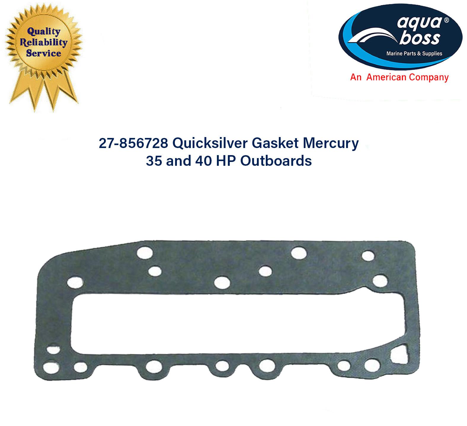 27-856728 Quicksilver Gasket Mercury 35 and 40 HP Outboards