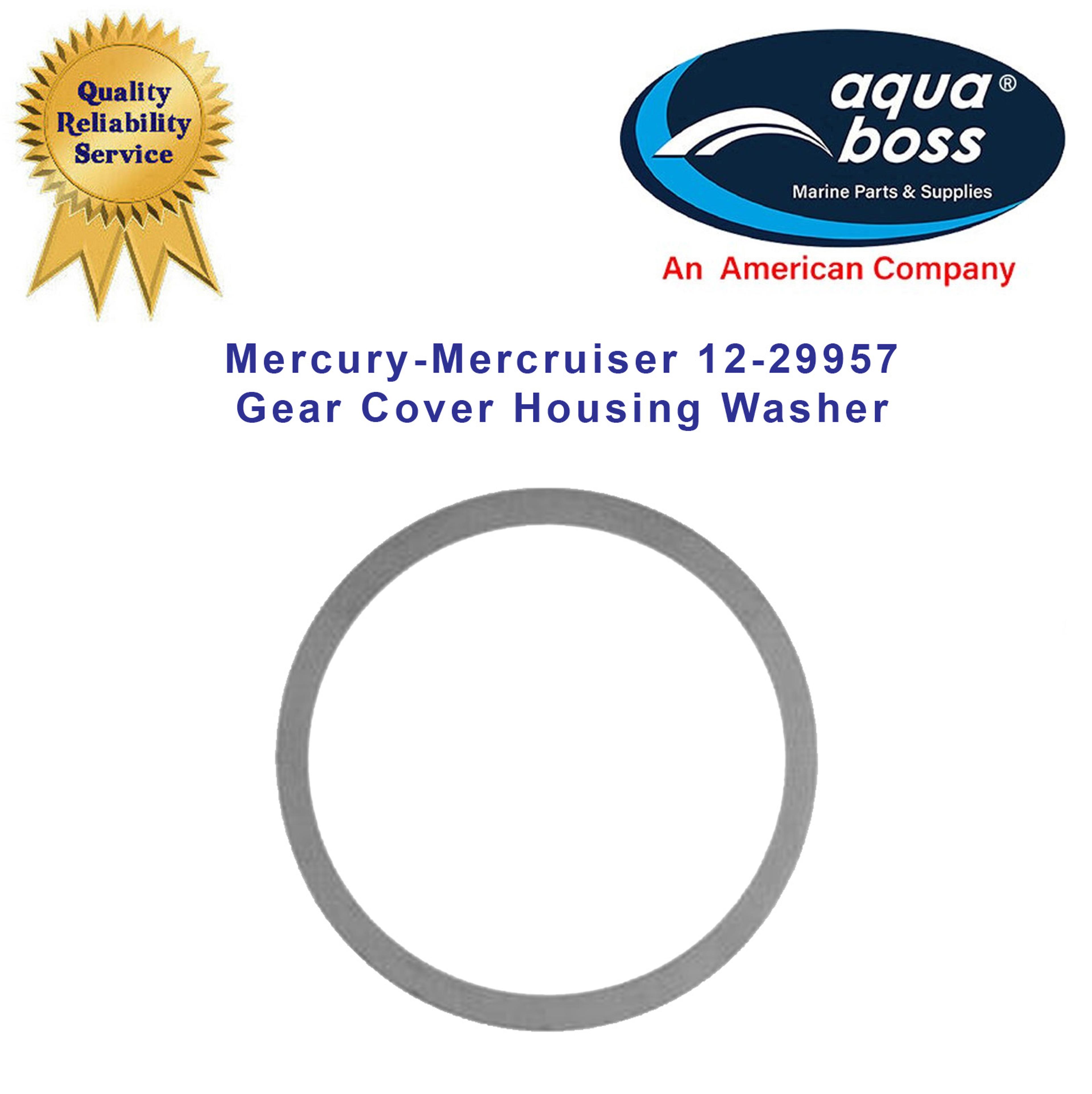 12-29957 Mercury-Mercruiser Gear Cover Housing Washer