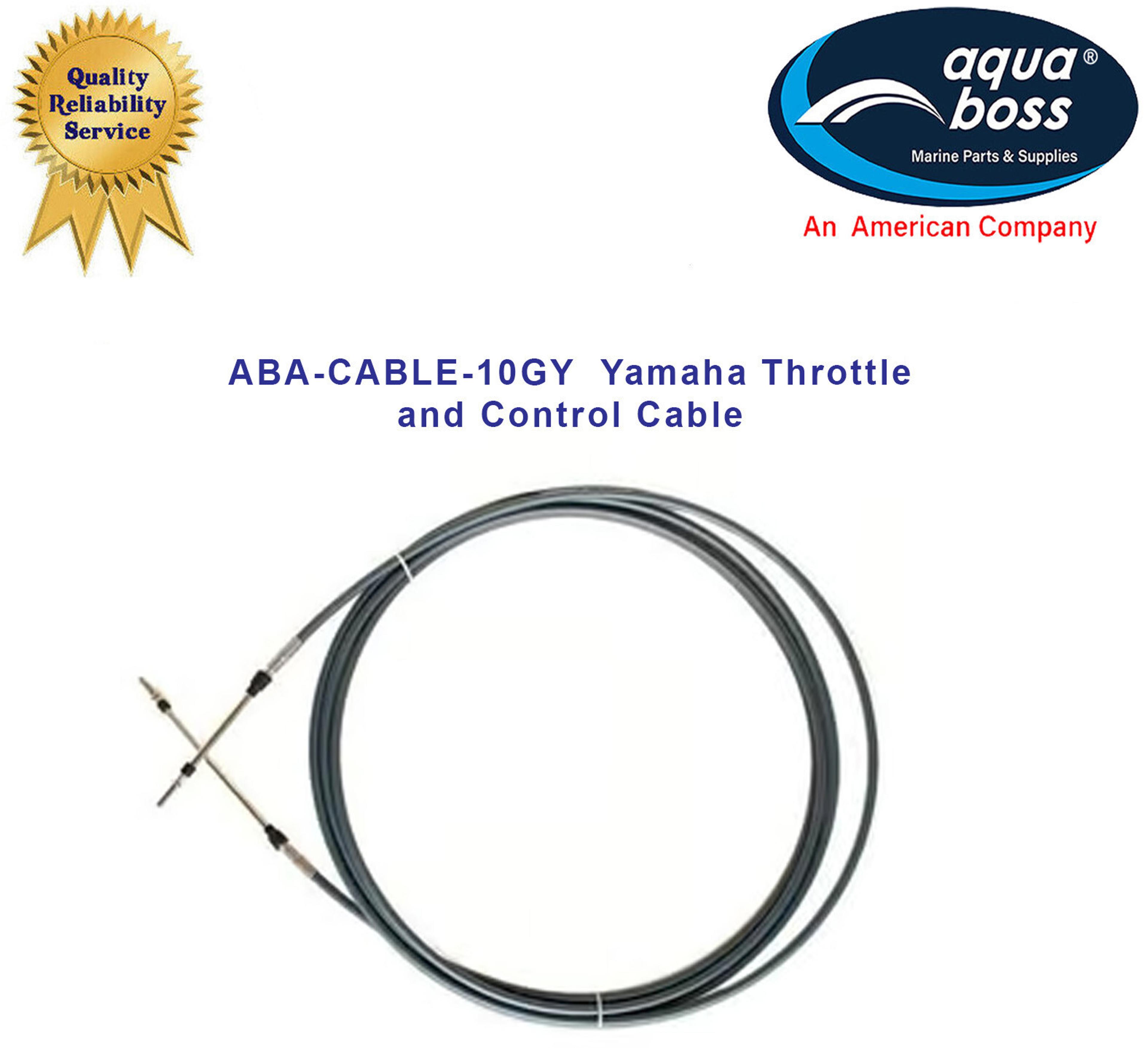 ABA-CABLE-10-GY Yamaha Throttle and Control Cable