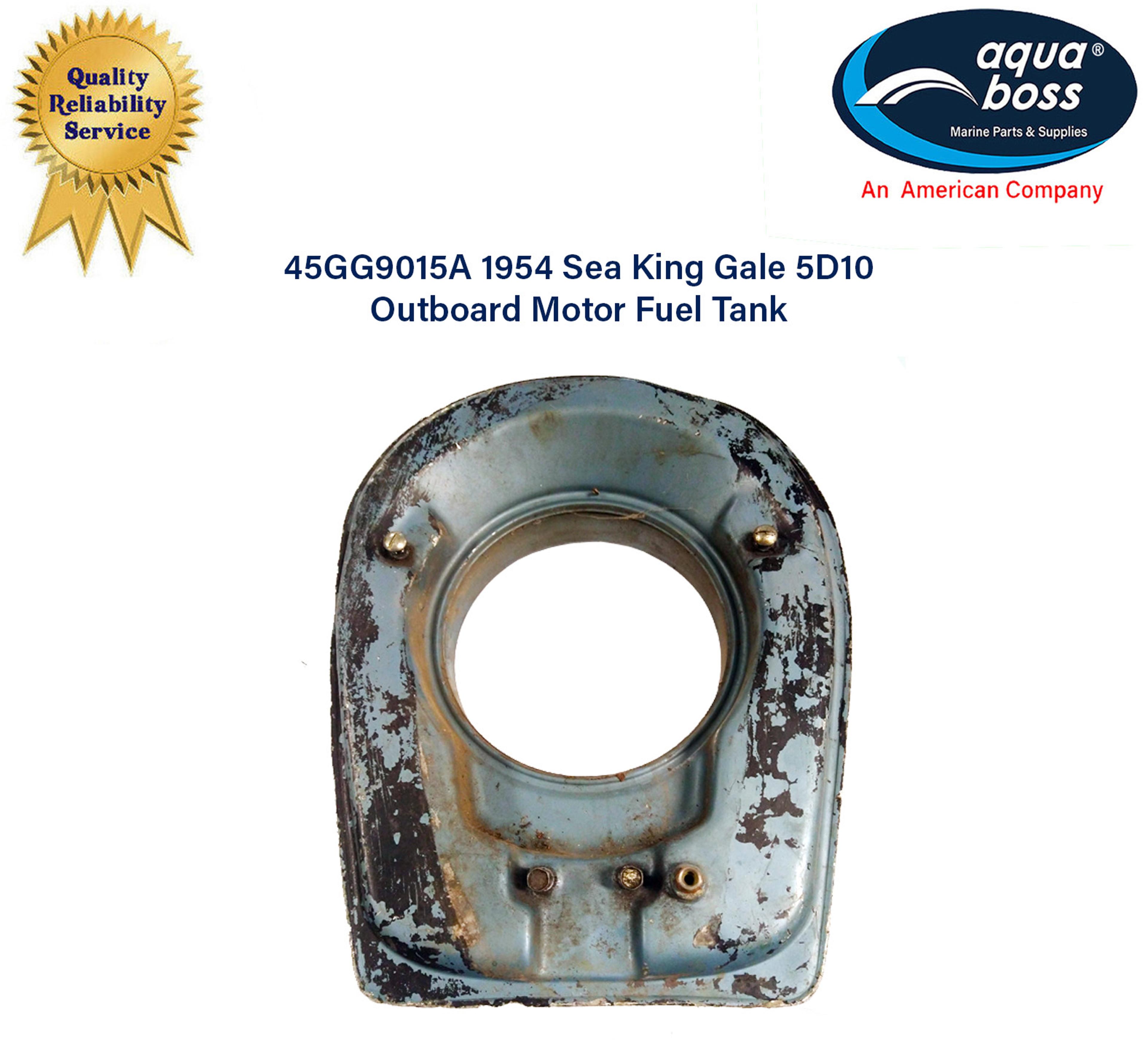 45GG9015A 1954 Montgomery Ward Sea King Gale 5D10 Outboard Motor Fuel Tank