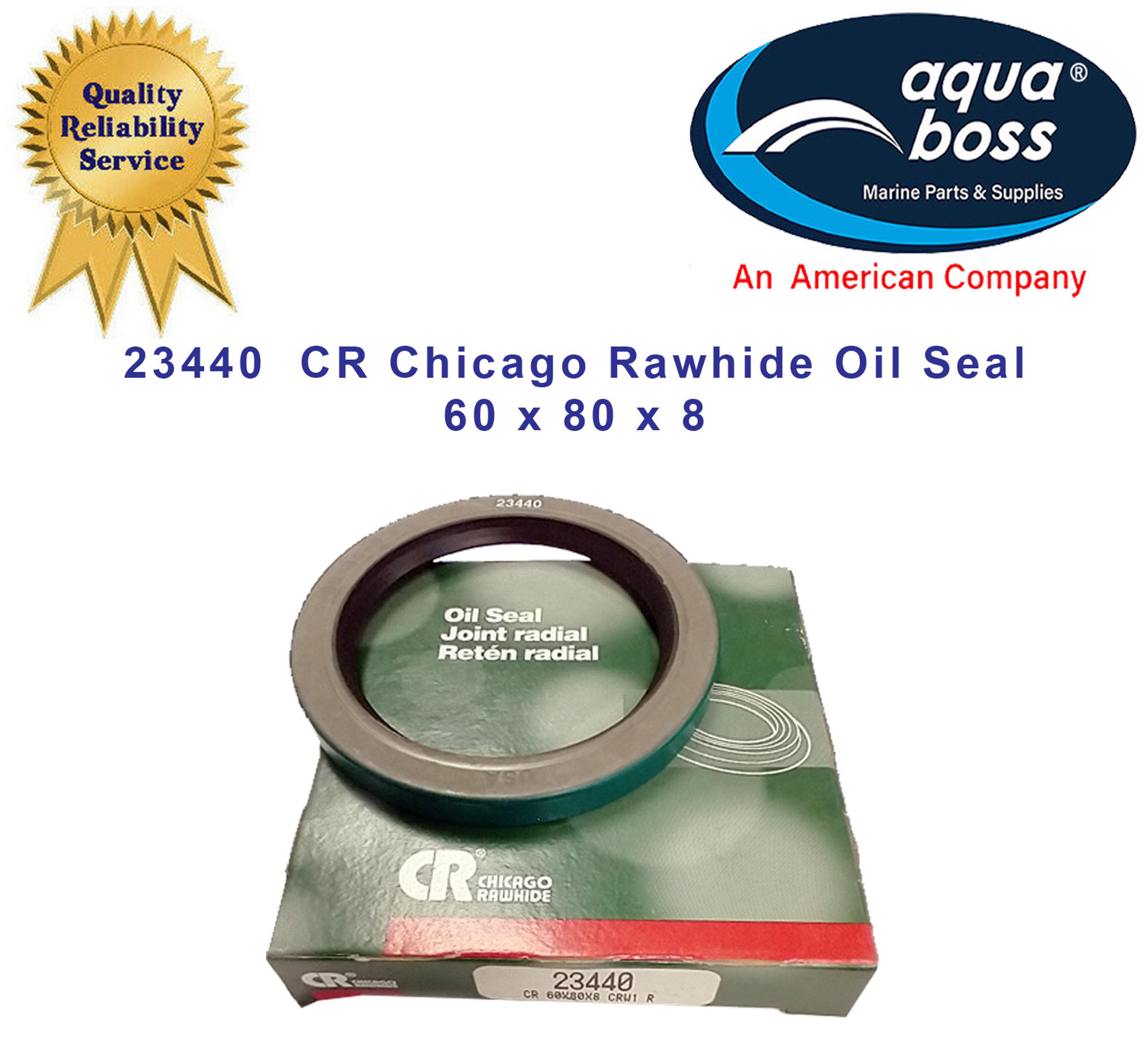 23440 CR Chicago Rawhide Oil Seal 60 x 80 x 8