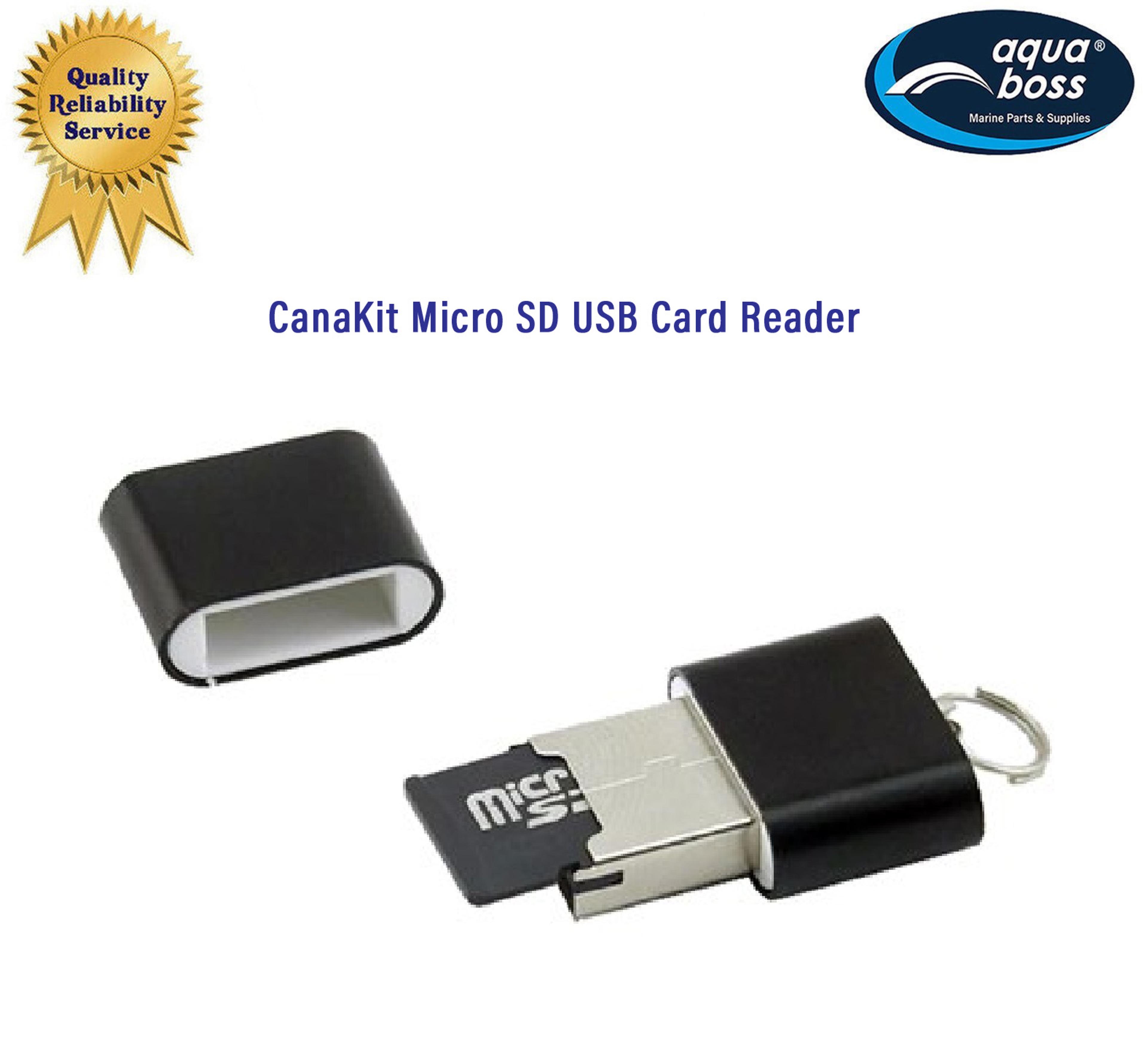 CanaKit Micro SD USB 2.0 Card Reader 480 MBPS Raspberry MAC PC Up to 32 Gig