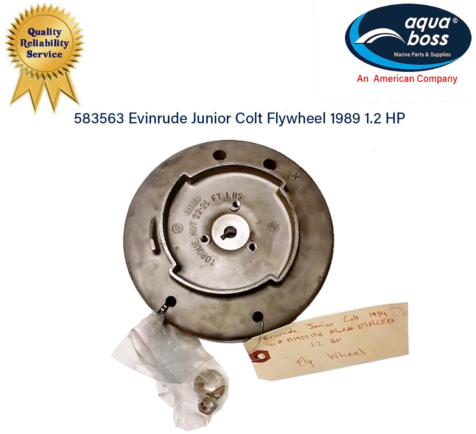 583563 Evinrude Junior Colt Flywheel 1989 1.2 HP Motor Model EJRCEB
