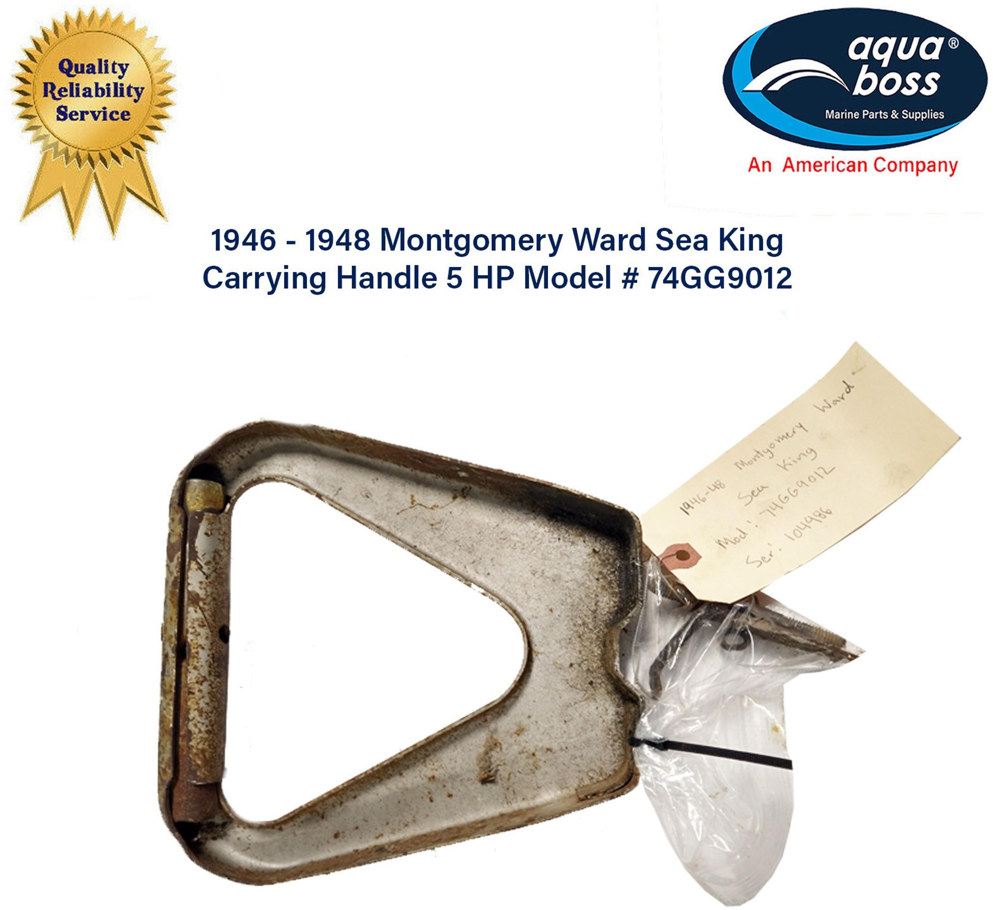 1946 - 1948 Montgomery Ward Sea King by Gale Carry Handle 5 HP Model #74GG9012