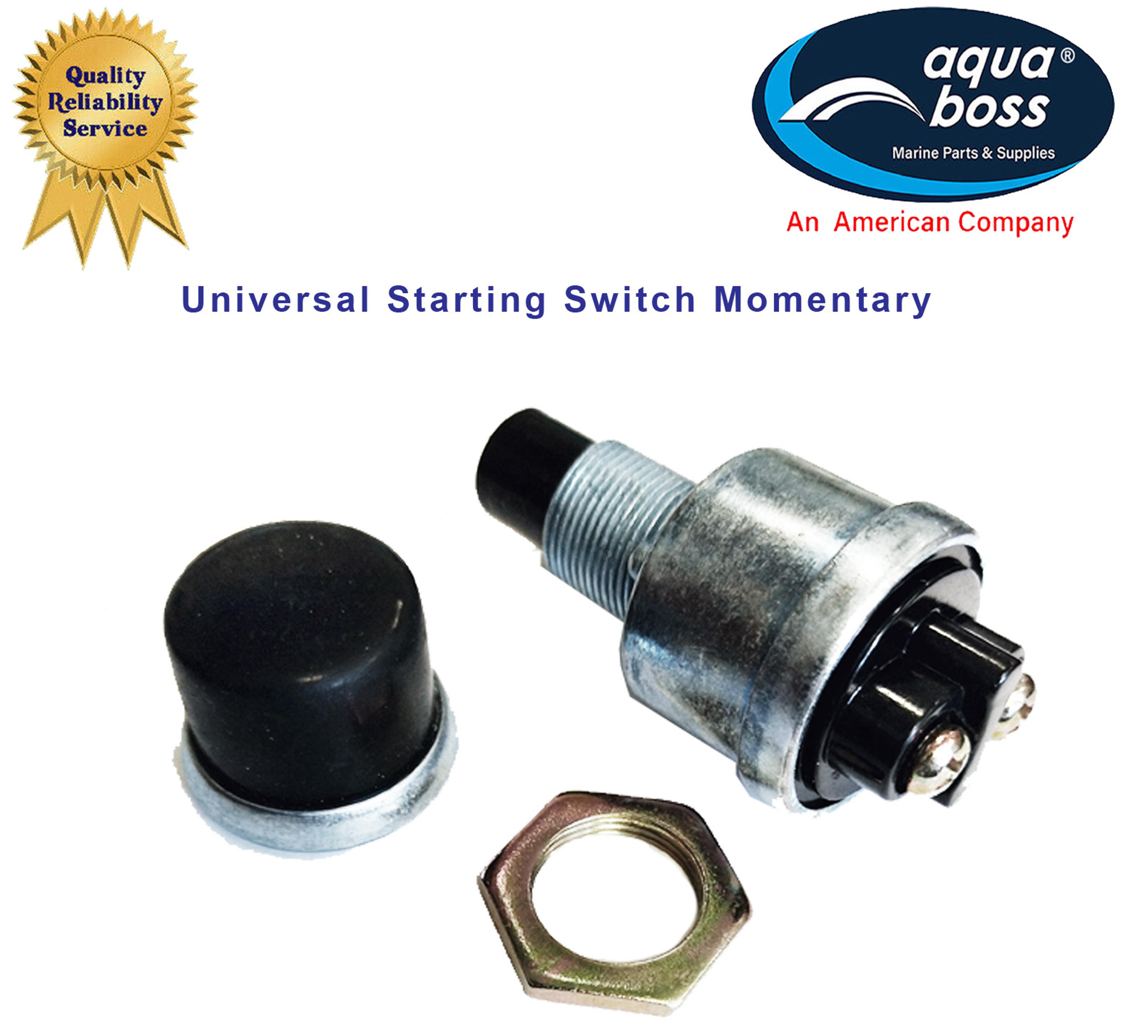 Universal Starting Switch Momentary On Off Requires 5/8" Mounting Hole