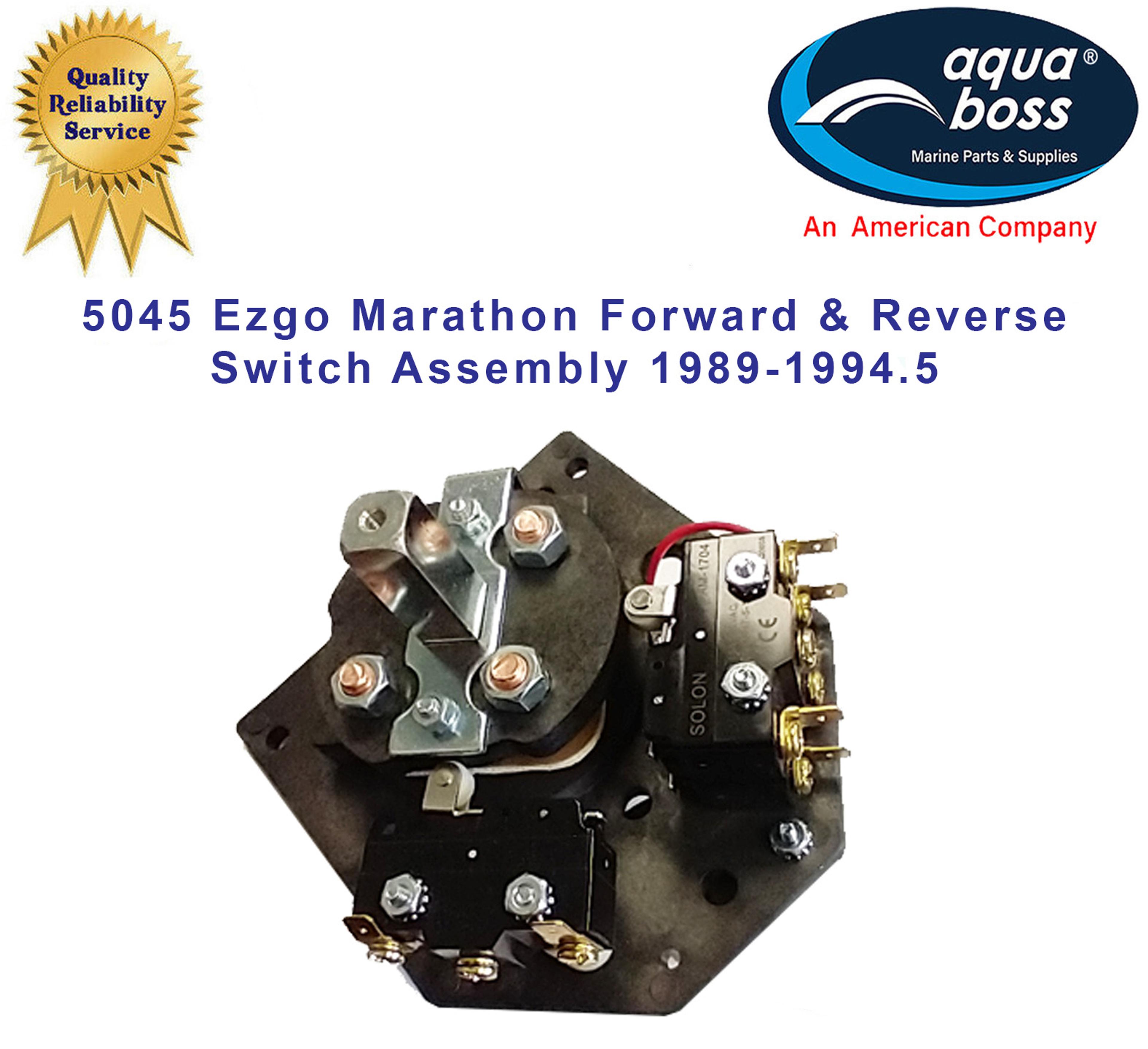 Ezgo Marathon 5045 E-Z-GO Forward & Reverse Switch Assembly 1989-1994.5