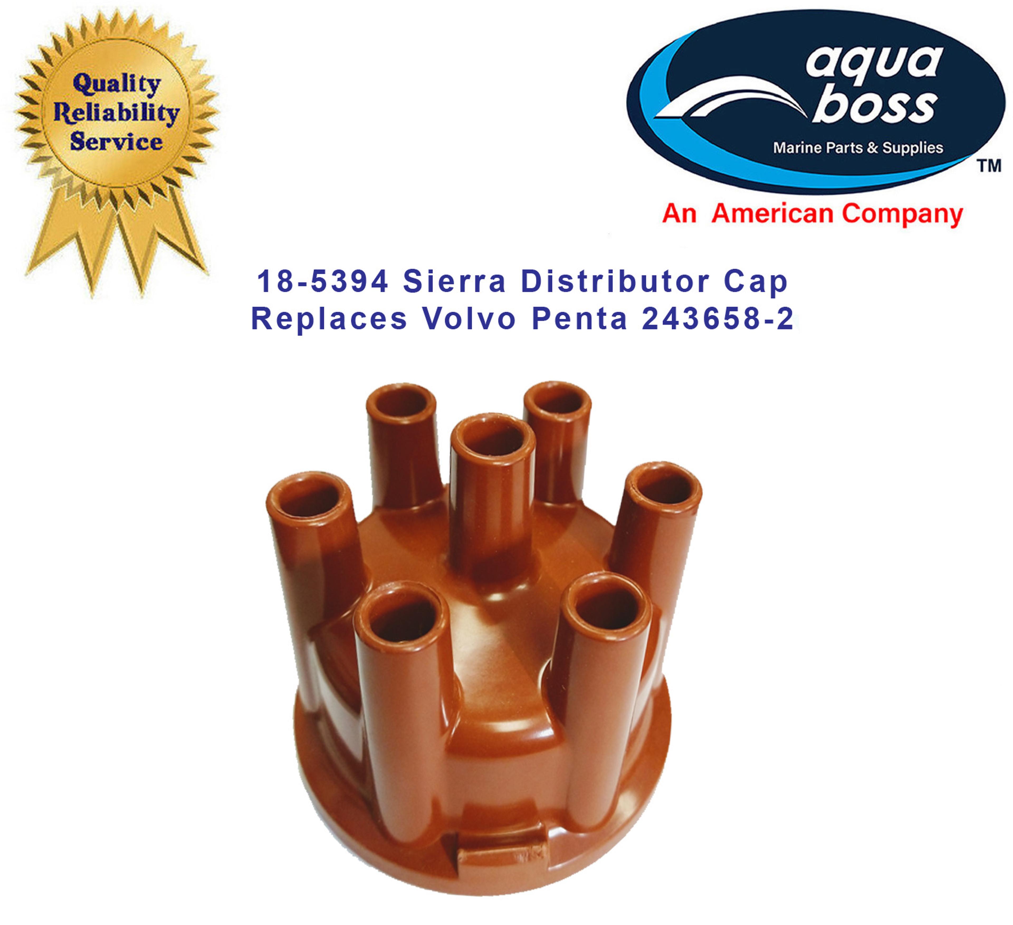 Sierra Distributor Cap 18-5394 Replaces Volvo Penta 243658-2