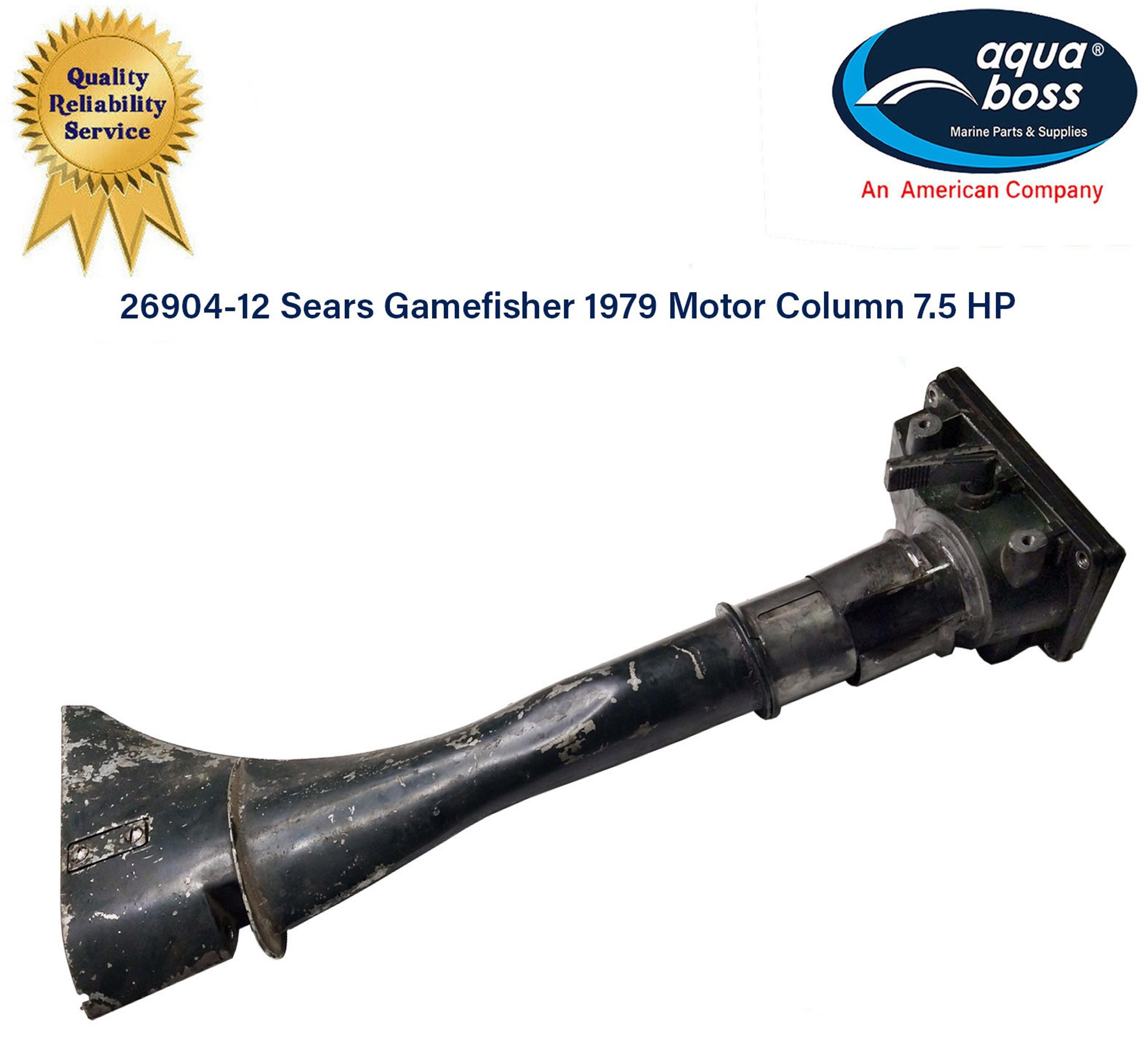 26904-12 Sears Gamefisher 1979 Motor Column 7.5 HP Motor # 217.585831