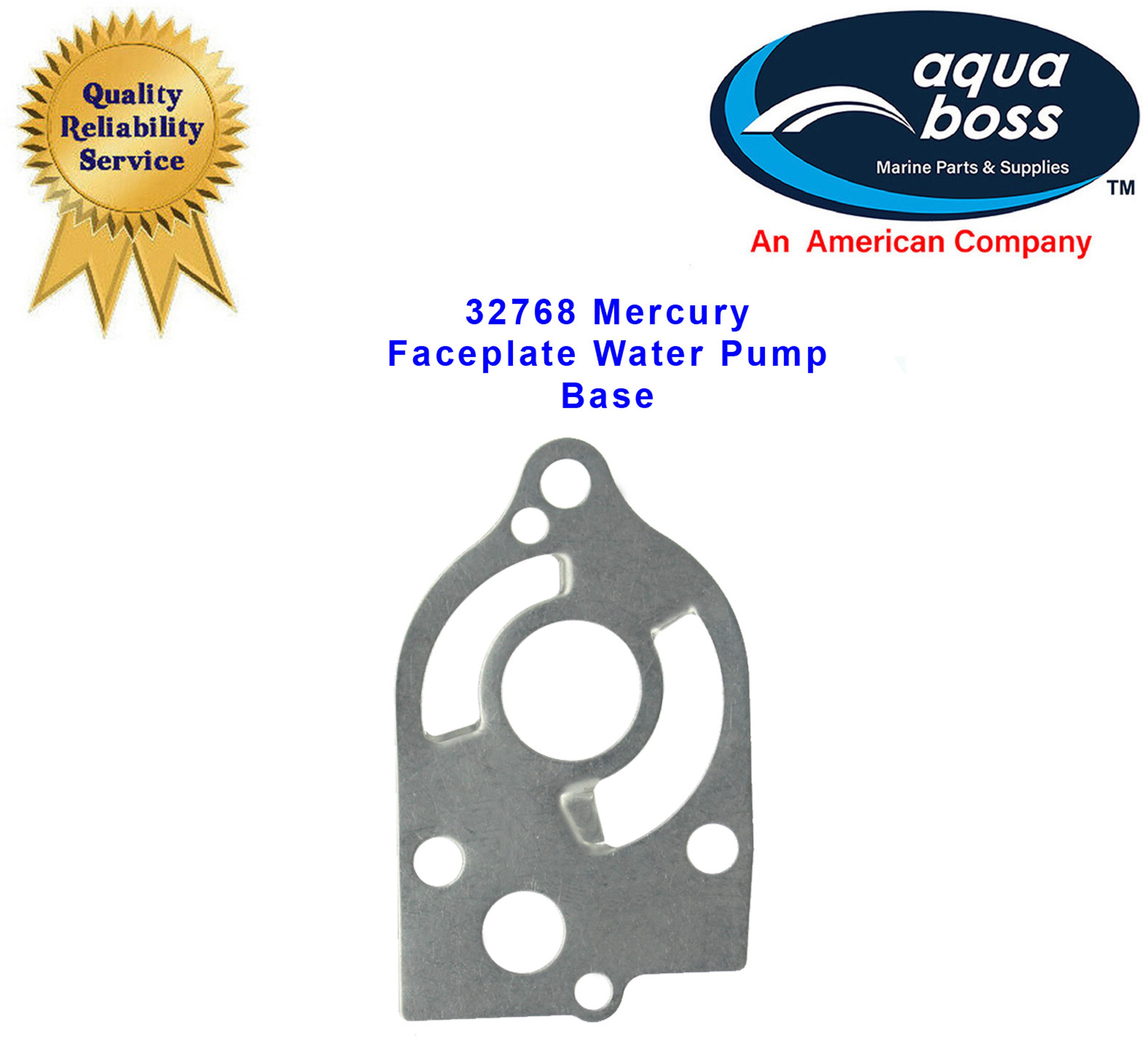 32768 Faceplate Water Pump Base Mercury