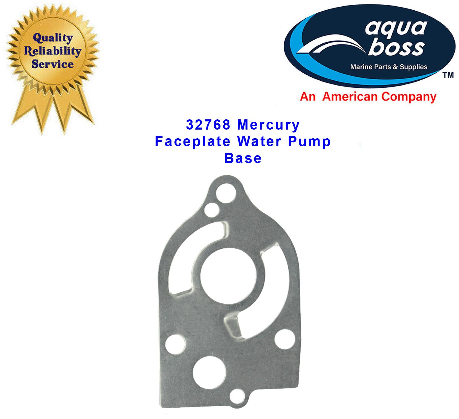 32768 Faceplate Water Pump Base Mercury