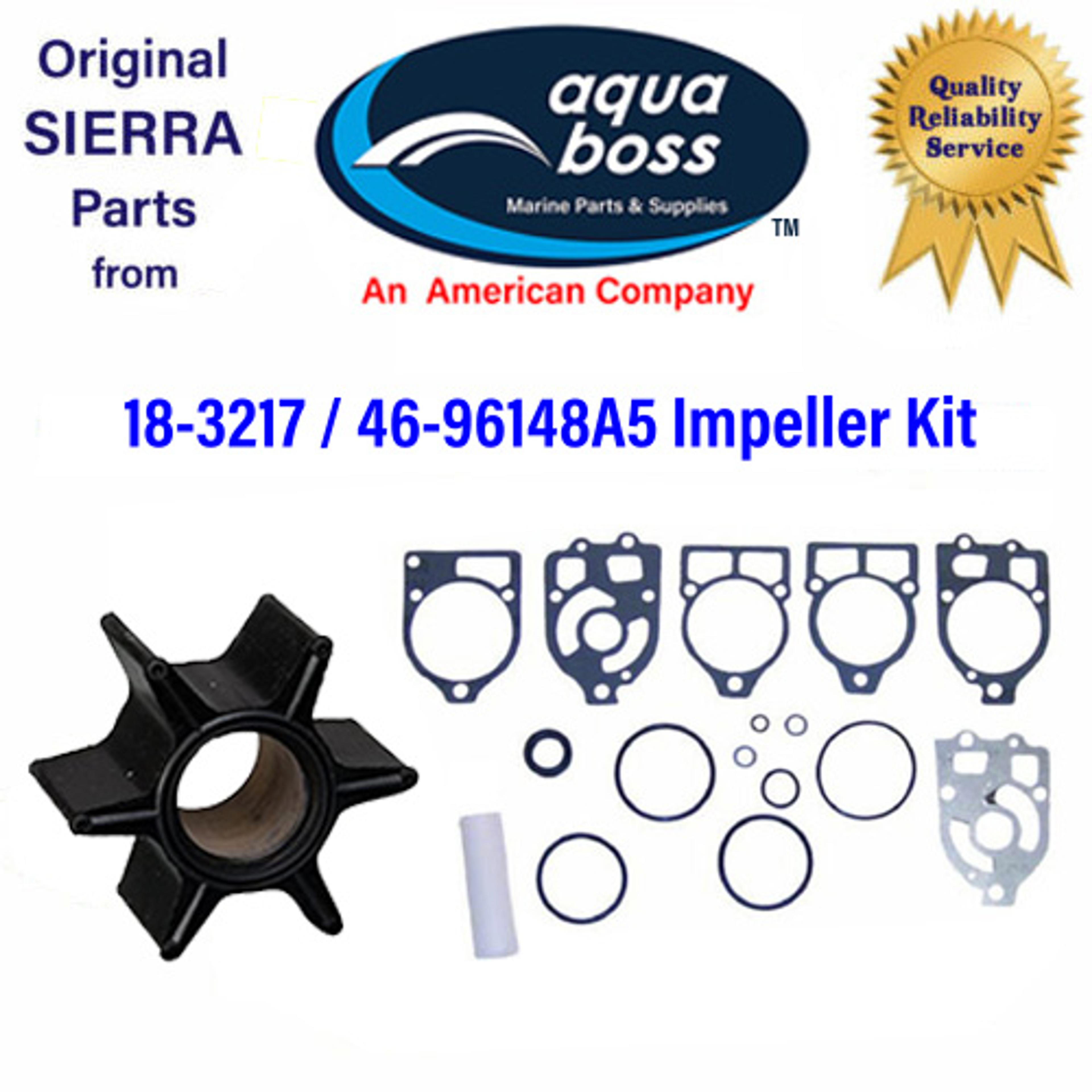 18-3217 Sierra or Mercury Impeller Repair kit 46-96148A5 110 Horse Power