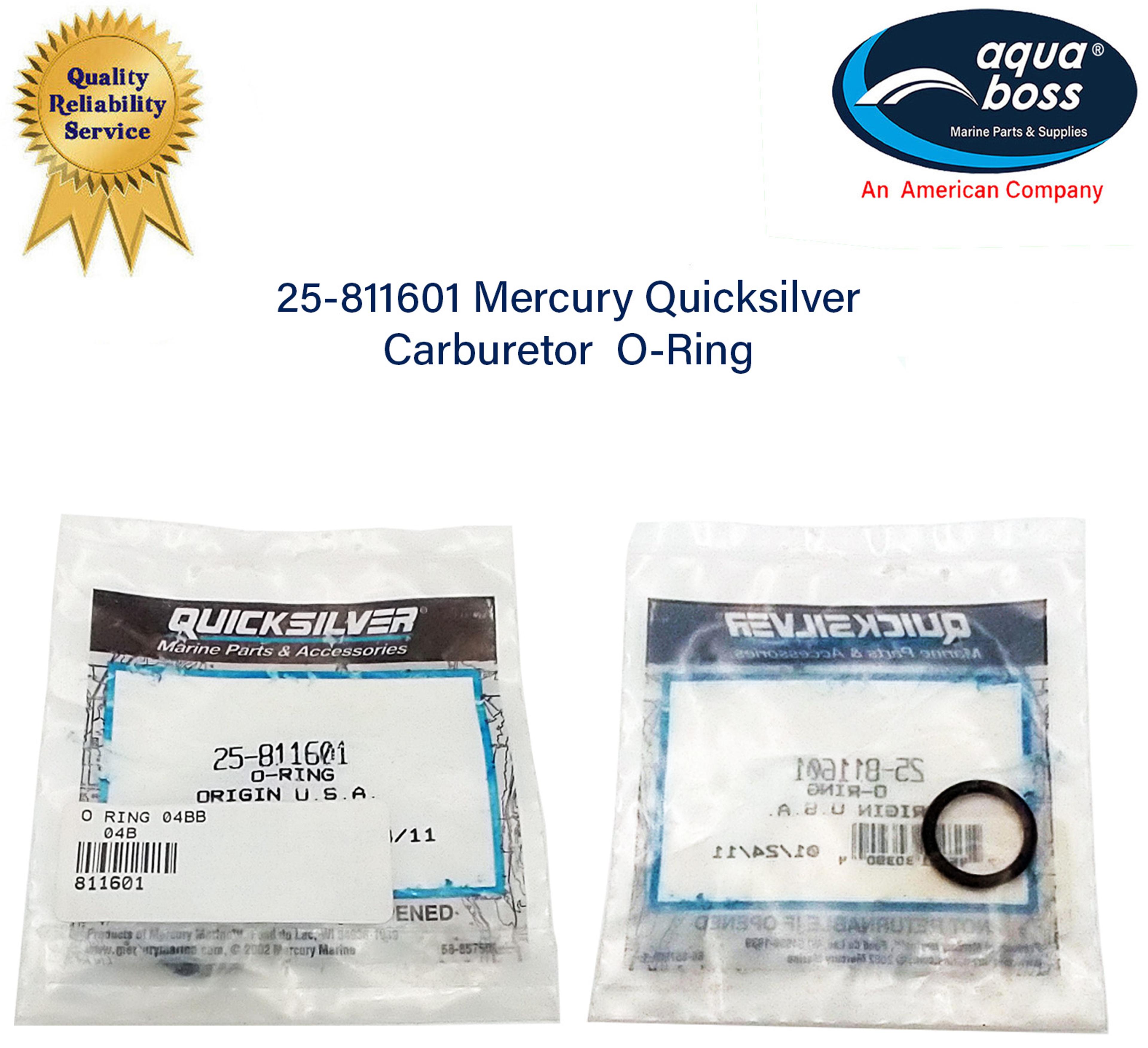 25-811601 Mercury Quicksilver Carburetor O-Ring