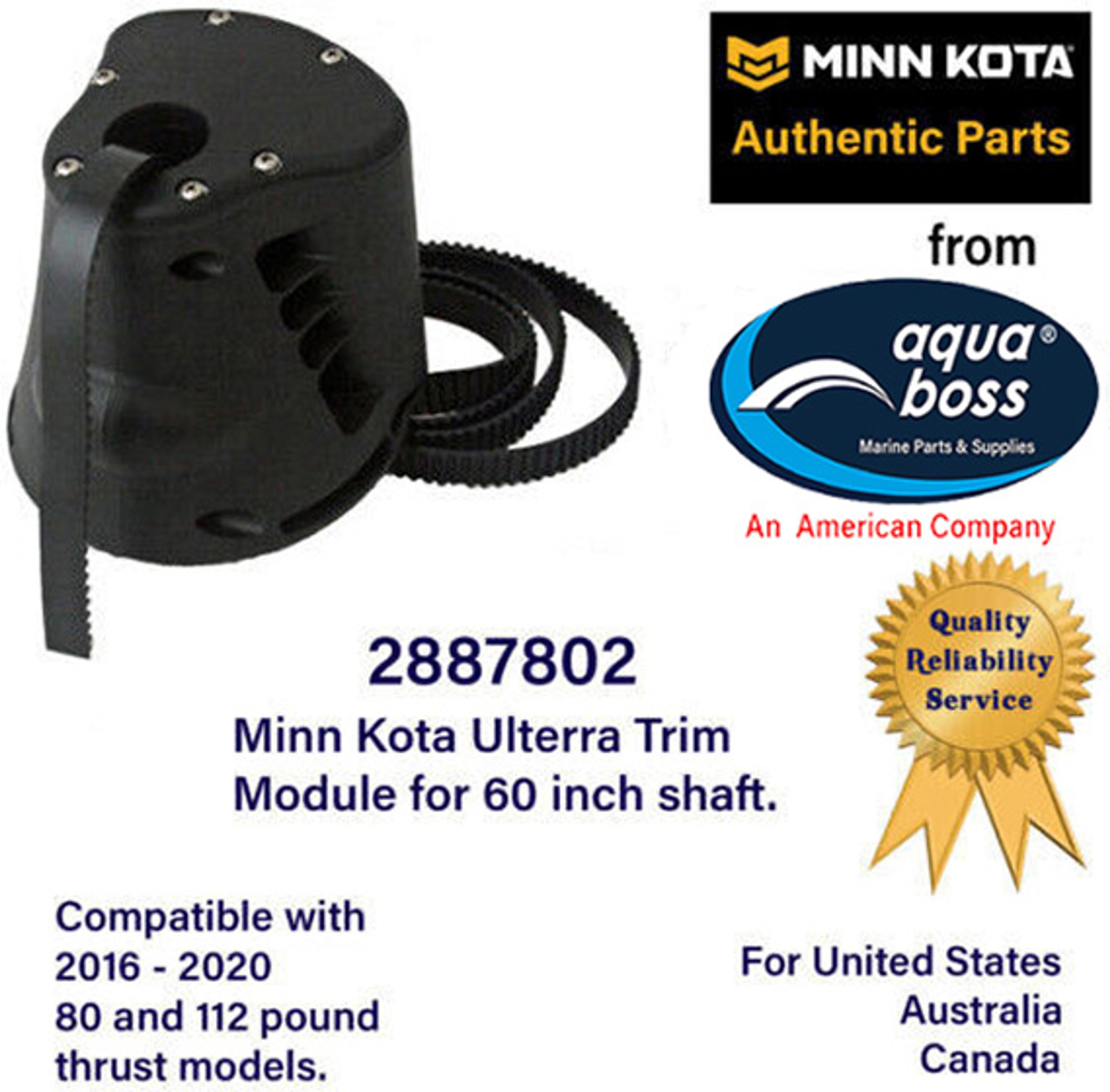 2887802 Minn Kota Ulterra Trim Module 60 Inch Shaft 2016-2023 24 and 36 Volt