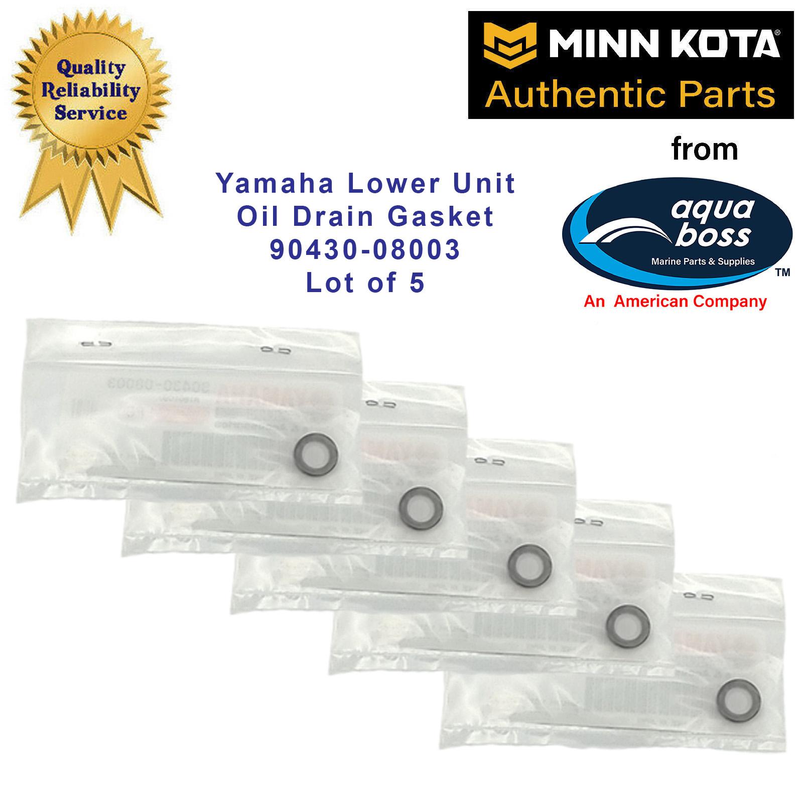 Oil Drain Gasket 90430-08003 Yamaha Lower Unit Lot of 5