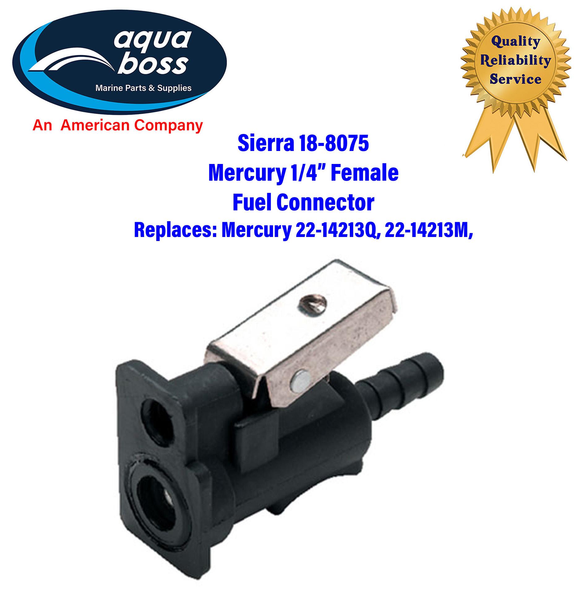 Mercury Sierra 18-8075 1/4” Female Fuel Connector