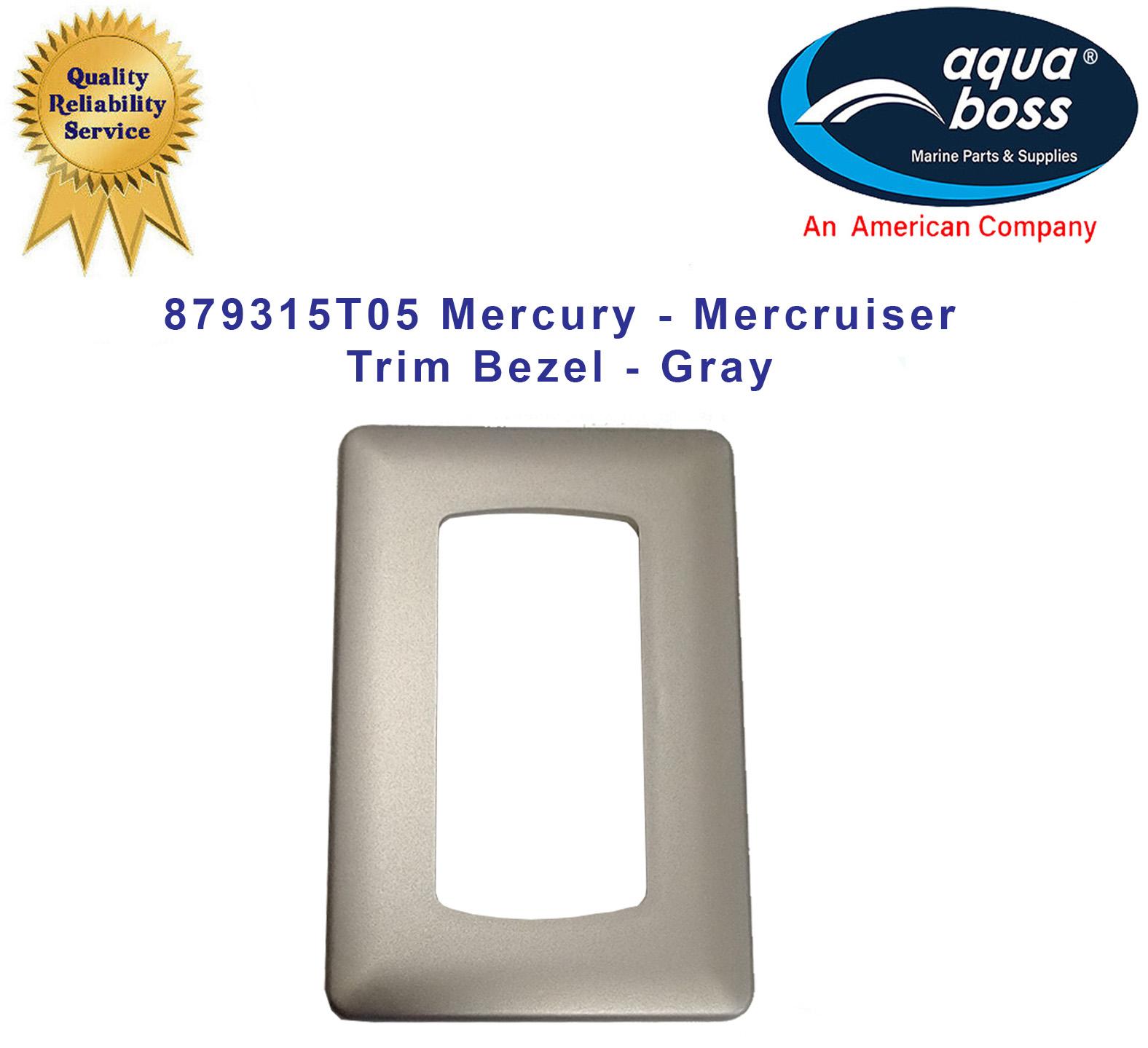 879315T05 Mercury Mercruiser Trim Bezel Gray
