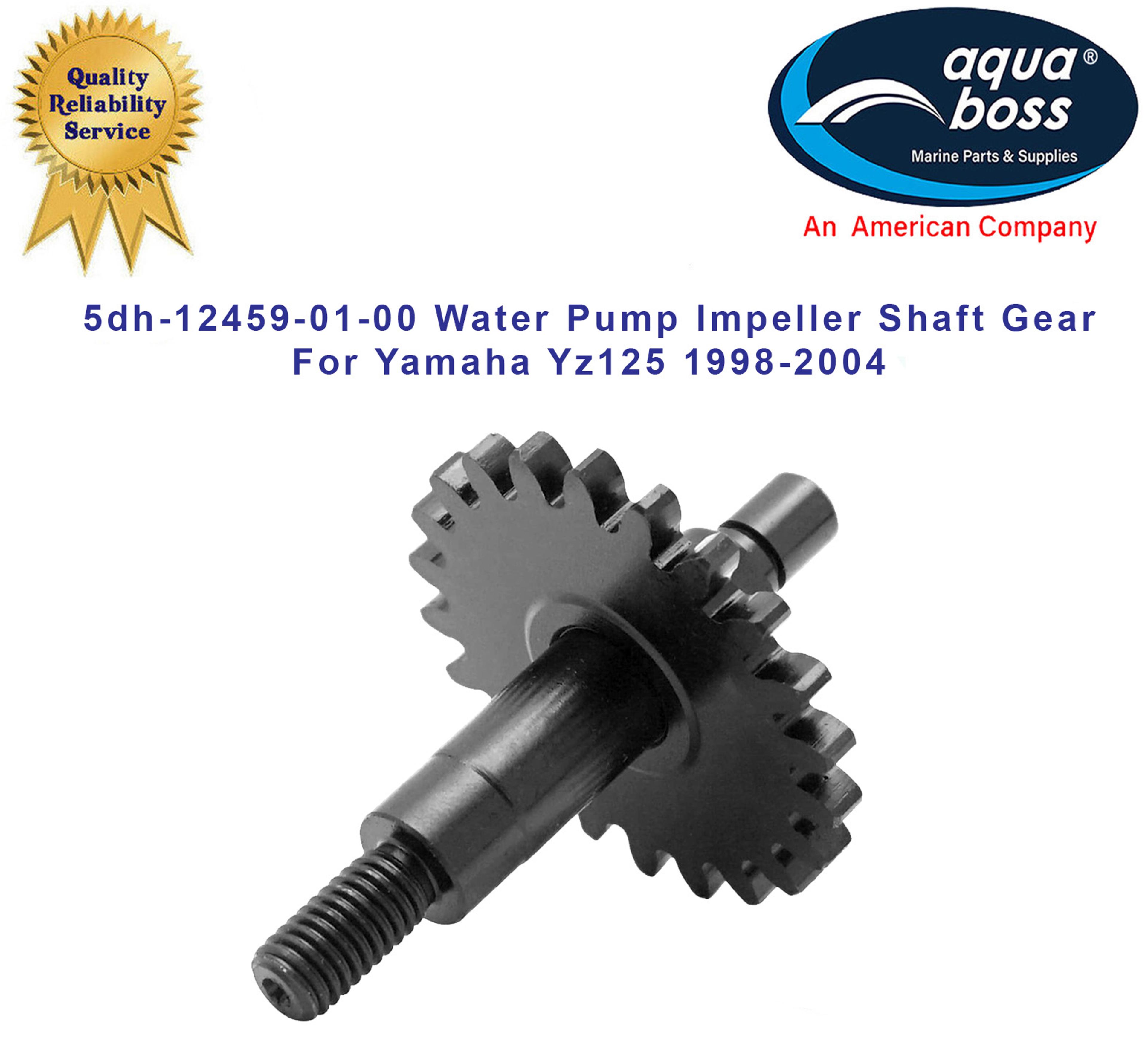 5DH1245901 Water Pump Impeller Shaft Gear For Yamaha Yz125 1998-2004