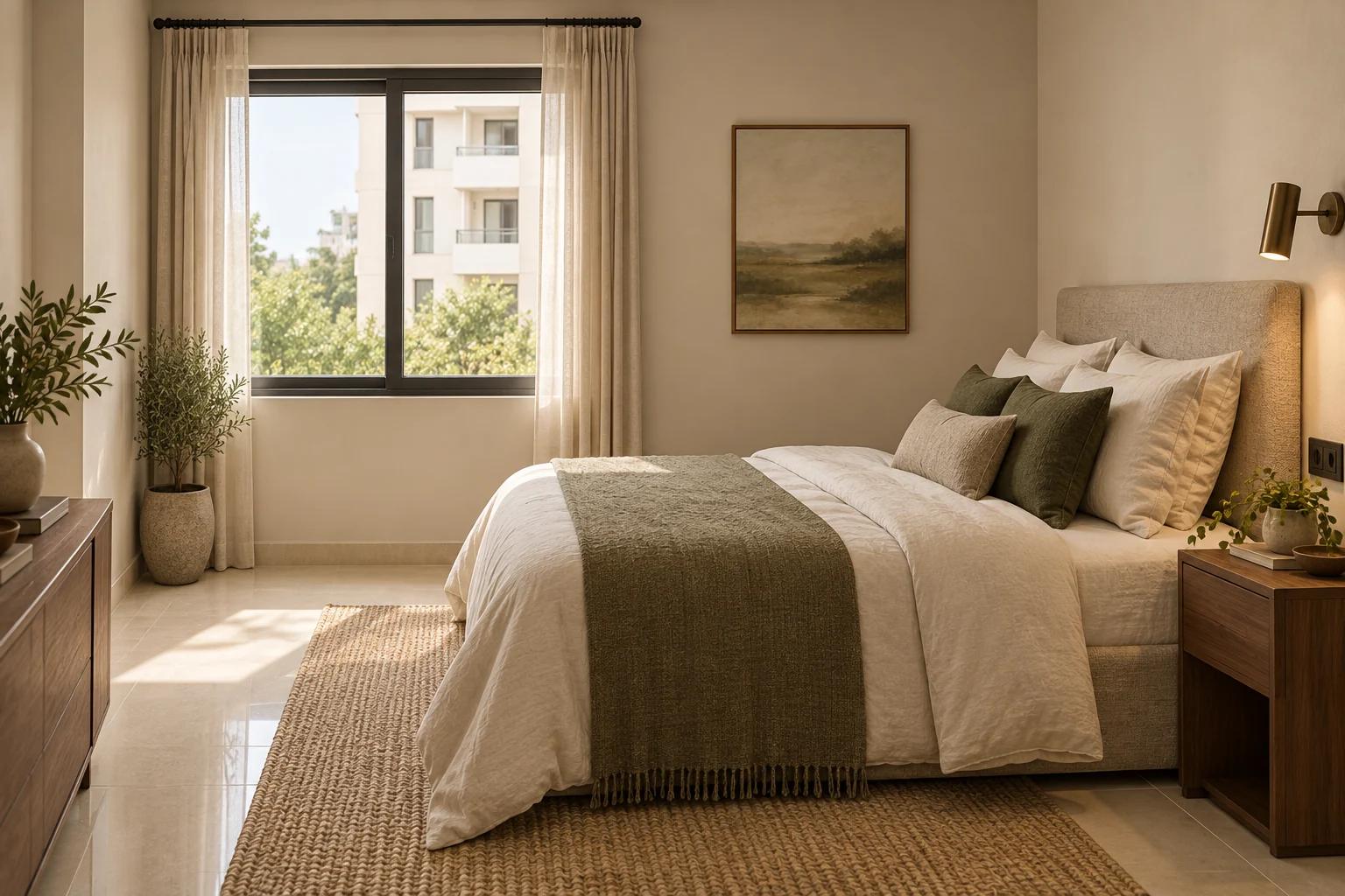 Furnished bedroom