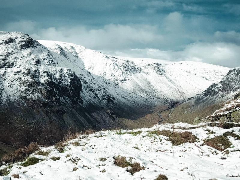 Grey Crag & Tarn Crag: The Far Eastern Fells in February Snow
