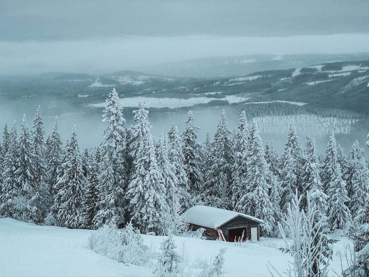 One of Trysil's mountain views over Norway